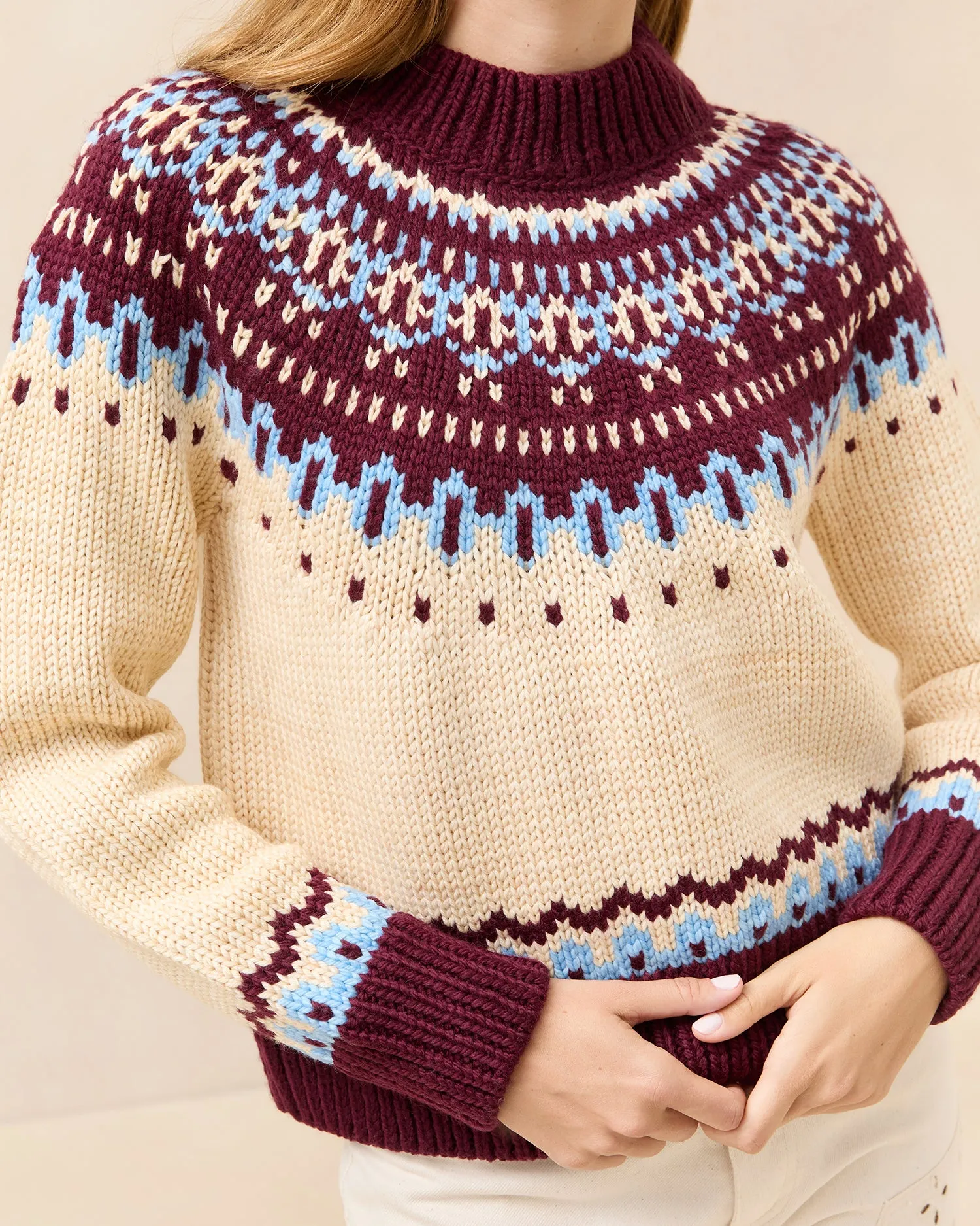 Florence Fairisle Sweater sold by Loeffler Randall product image thumbnail 2
