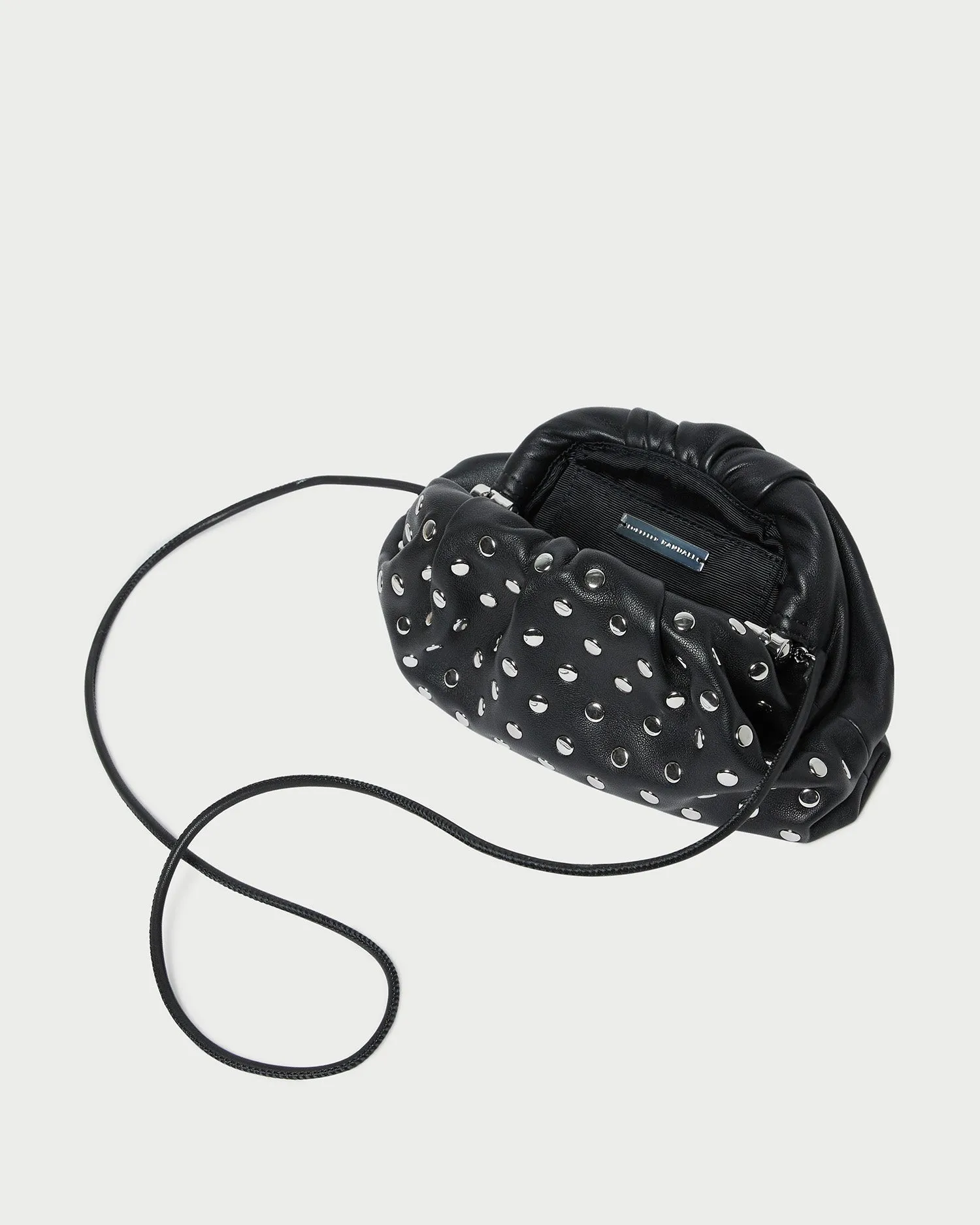 Bailey Black/Silver Dome Clutch sold by Loeffler Randall product image thumbnail 2
