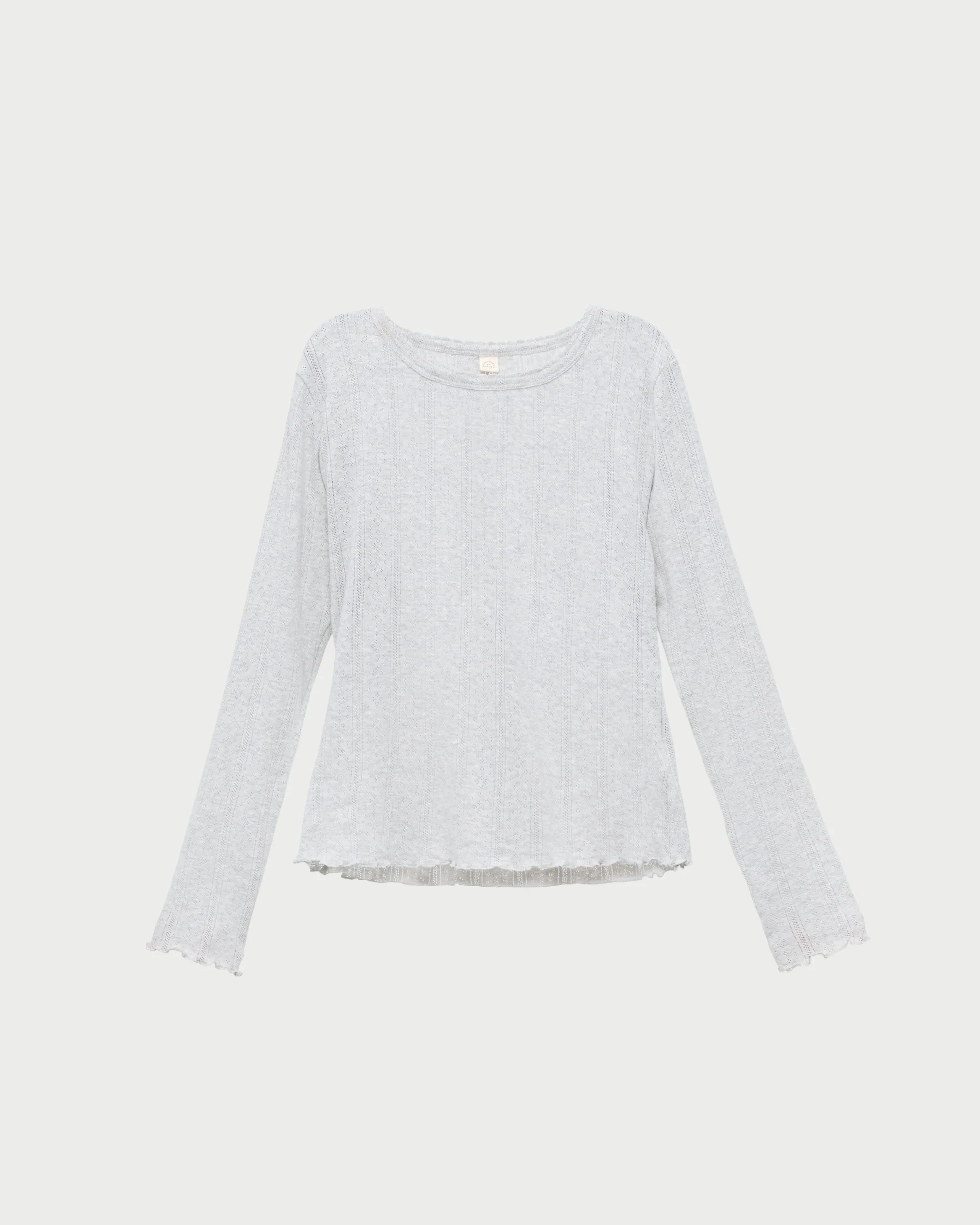 Lolo Pointelle Long-Sleeve Tee sold by Loeffler Randall product image thumbnail 2