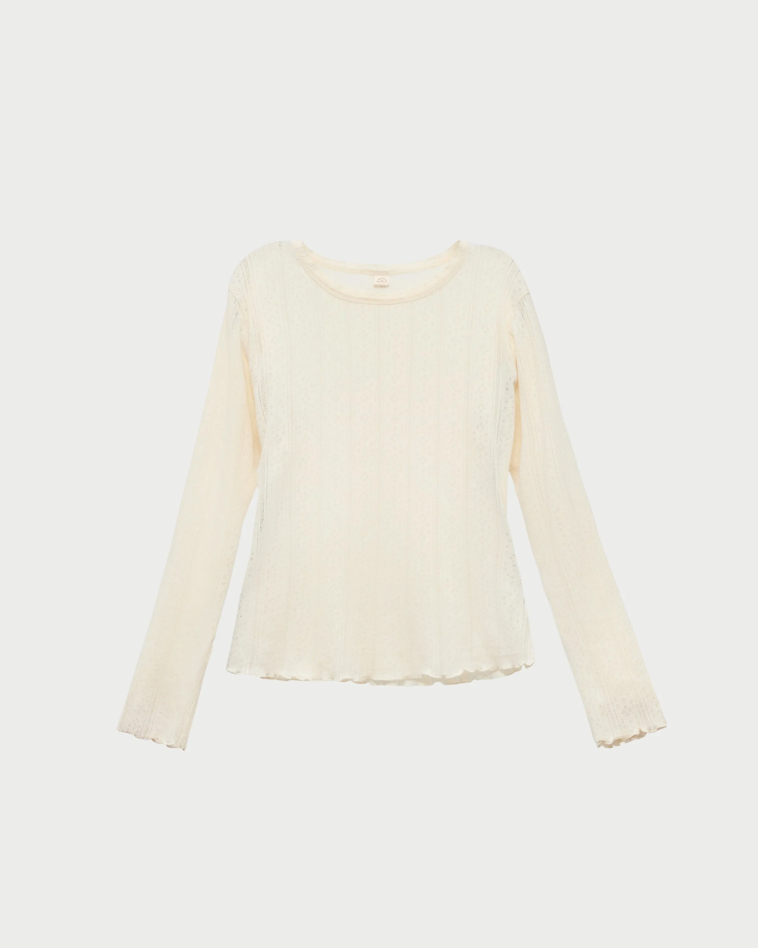 Lolo Pointelle Long-Sleeve Tee sold by Loeffler Randall product image thumbnail 2