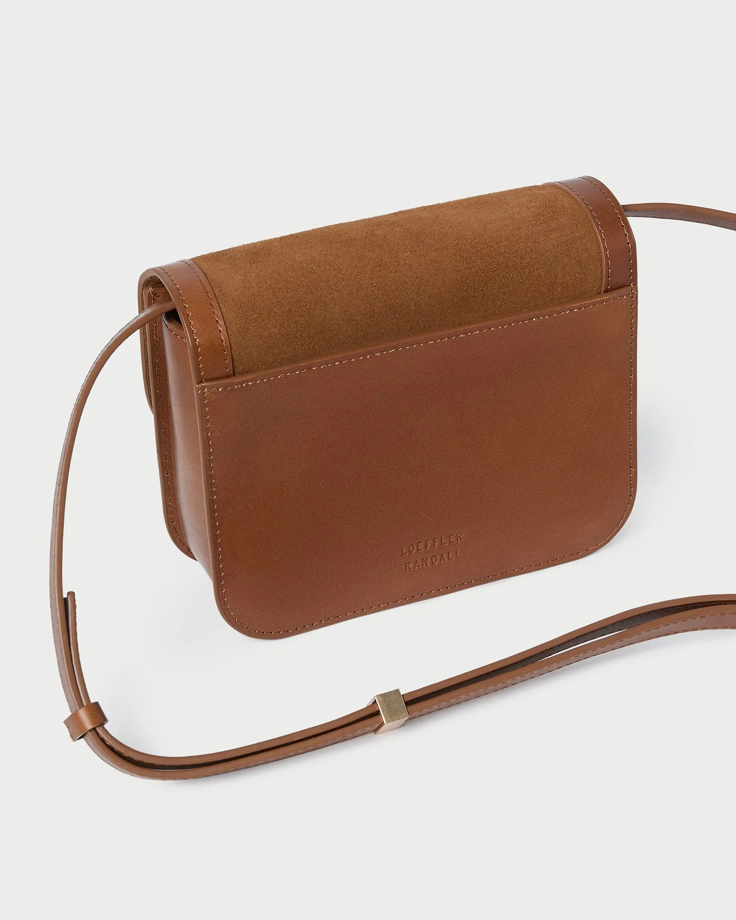 Desi Cacao Suede Crossbody sold by Loeffler Randall product image thumbnail 3