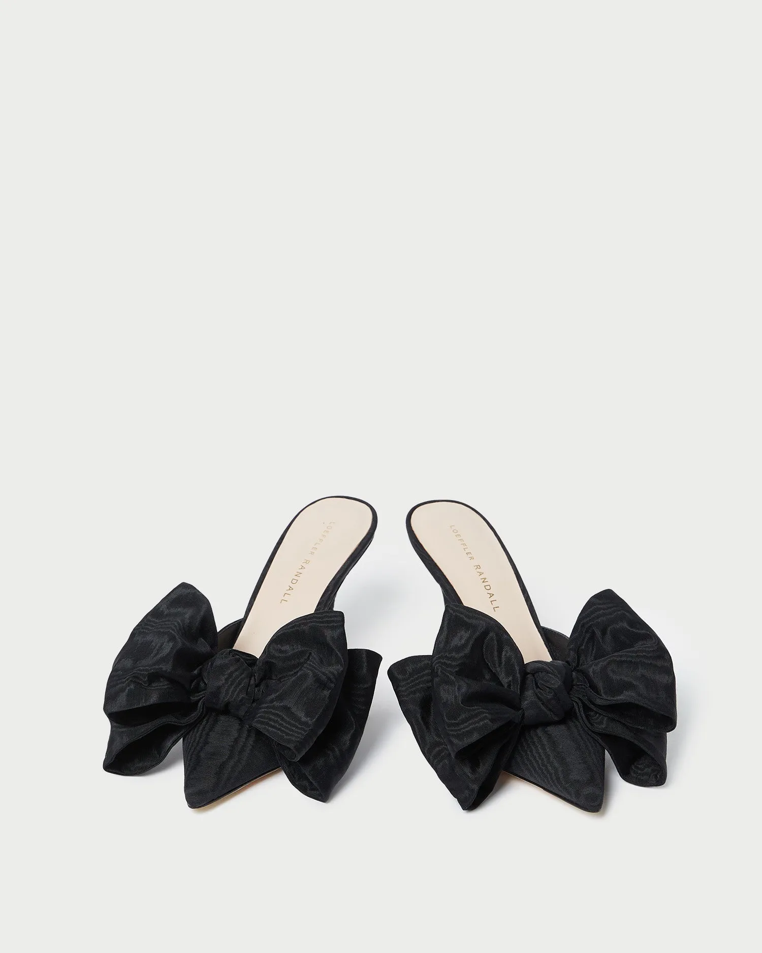 Margot Black Moiré Bow Mule sold by Loeffler Randall product image thumbnail 5