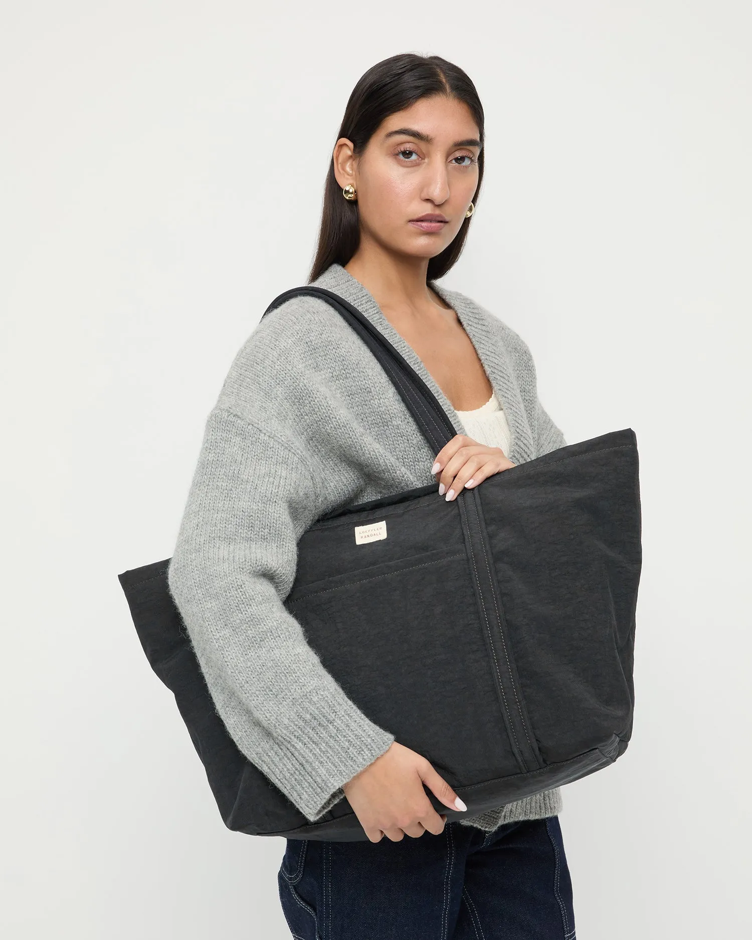 Dina Black Travel Tote sold by Loeffler Randall product image thumbnail 4