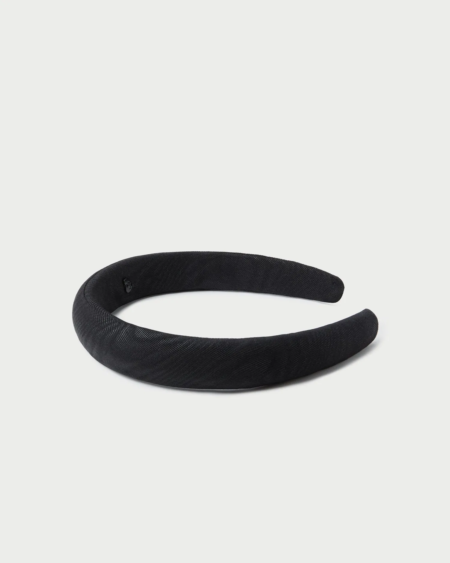 Marina Black Moiré Puffy Headband sold by Loeffler Randall product image thumbnail 2