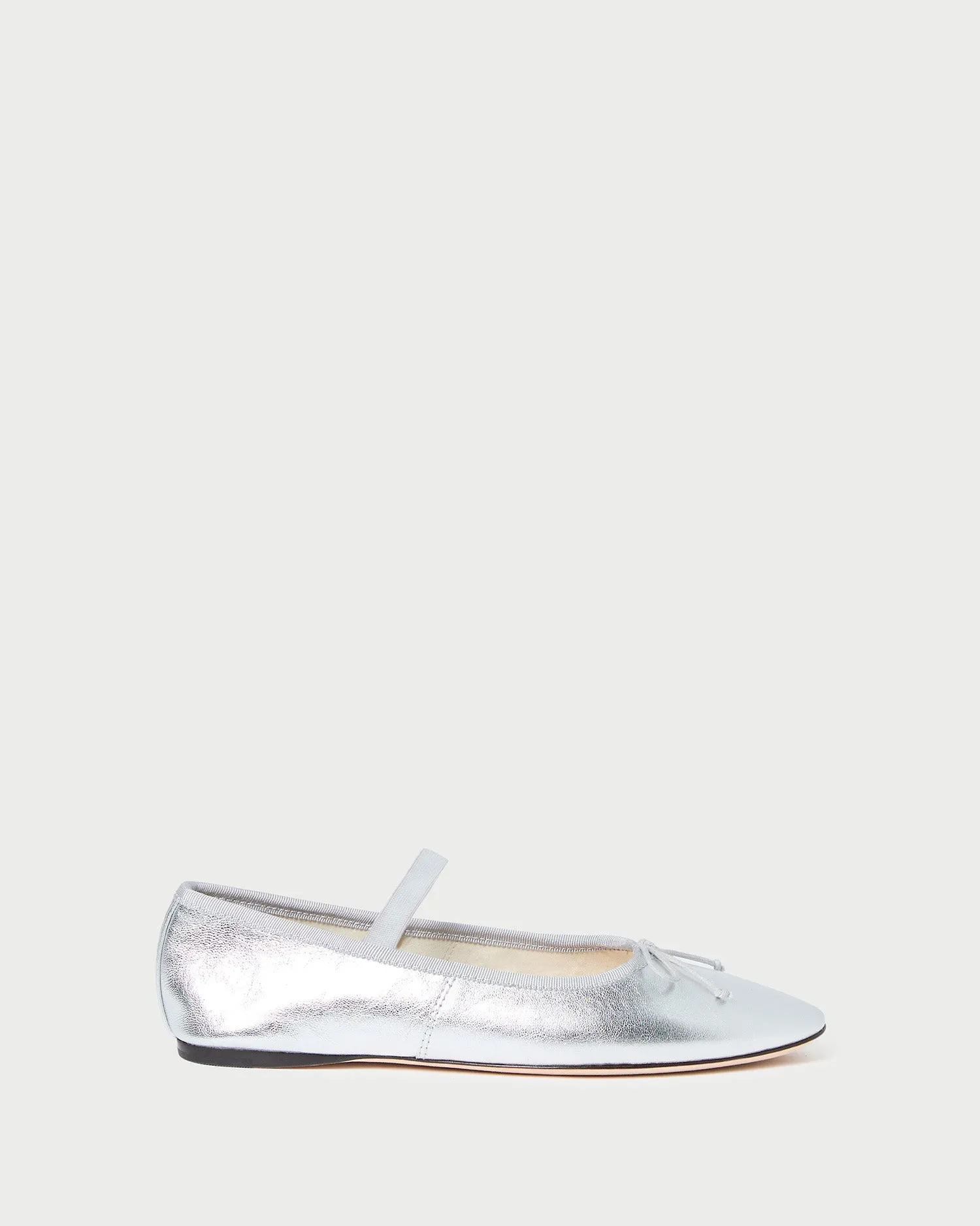 Leonie Silver Leather Ballet Flat sold by Loeffler Randall product image thumbnail 3