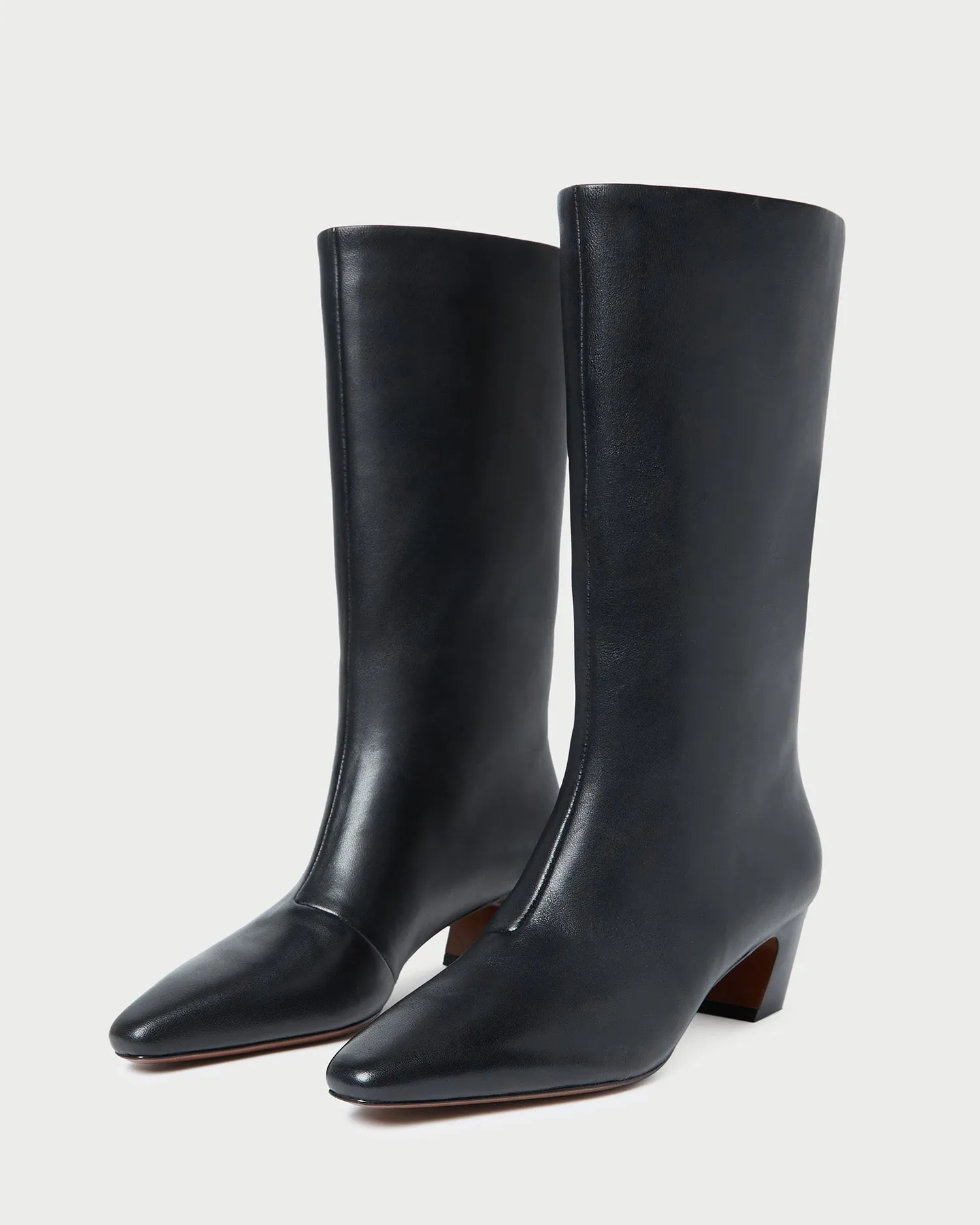 Cleo Black Leather Mid-Calf Boot sold by Loeffler Randall product image thumbnail 3