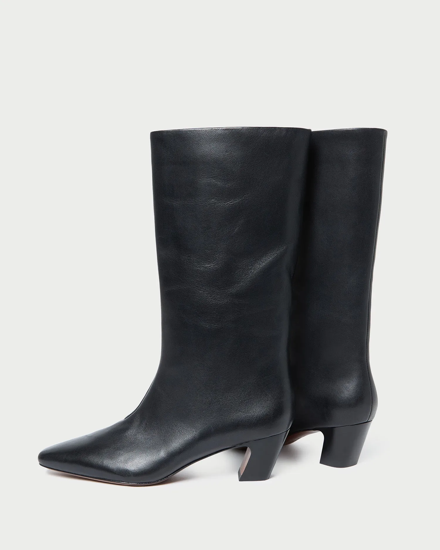 Cleo Black Leather Mid-Calf Boot sold by Loeffler Randall product image thumbnail 5