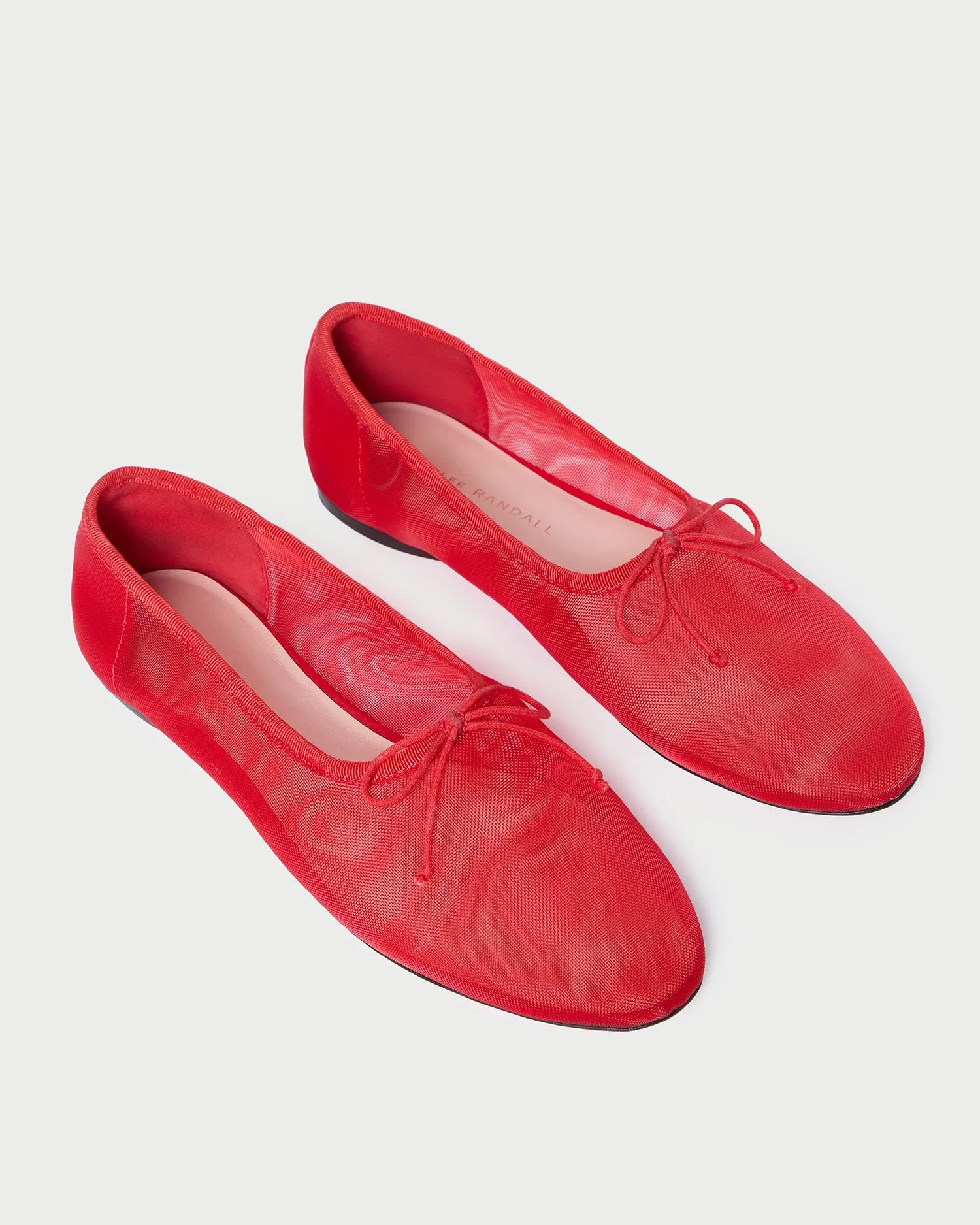 Landon Red Mesh Ballet Flat sold by Loeffler Randall product image thumbnail 4