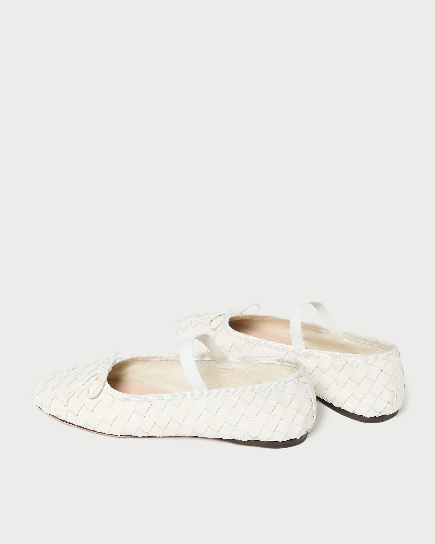 Leonie Cream Woven Ballet Flat sold by Loeffler Randall product image thumbnail 5