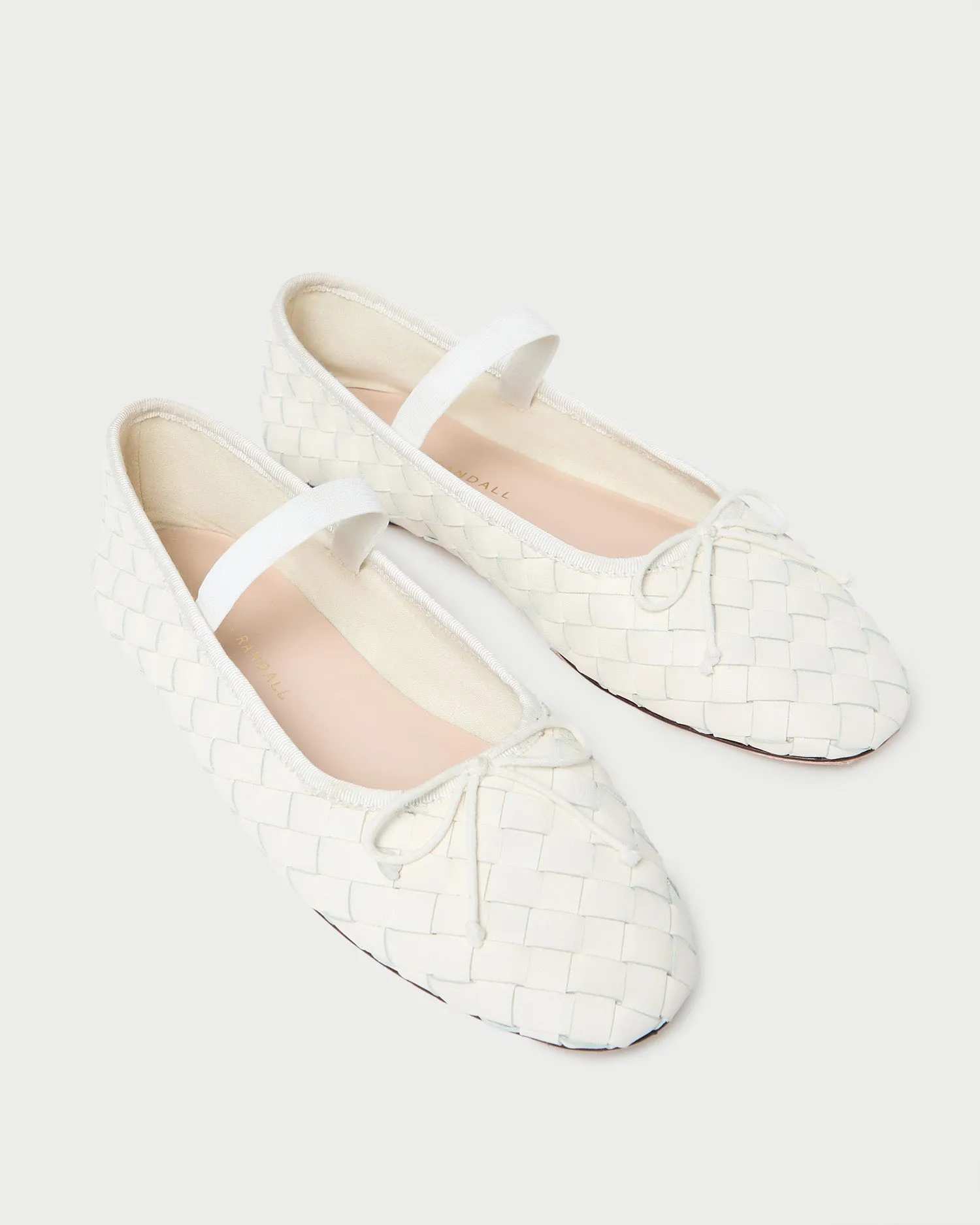 Leonie Cream Woven Ballet Flat sold by Loeffler Randall product image thumbnail 4
