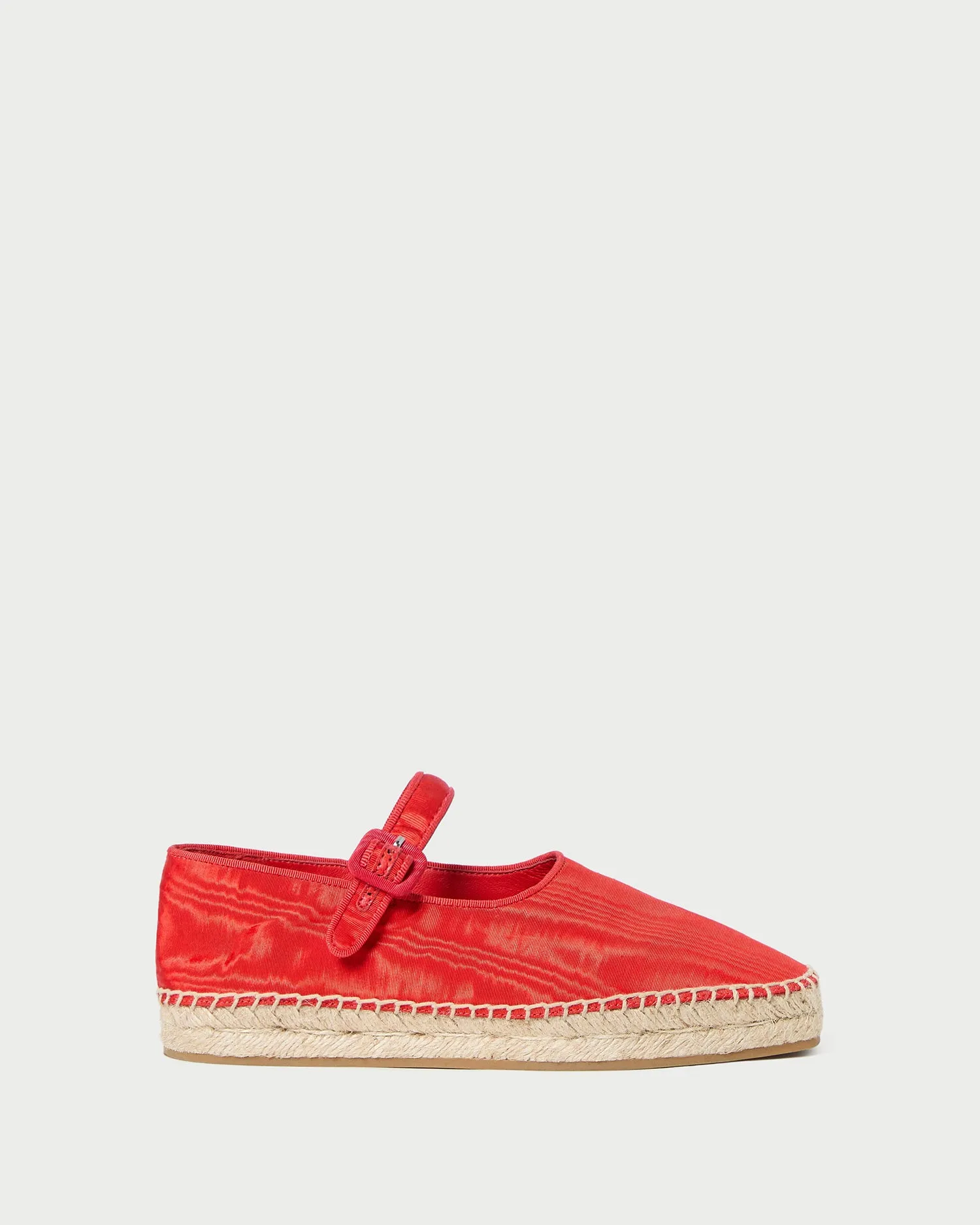 Clover Red Moiré Espadrille sold by Loeffler Randall product image thumbnail 3