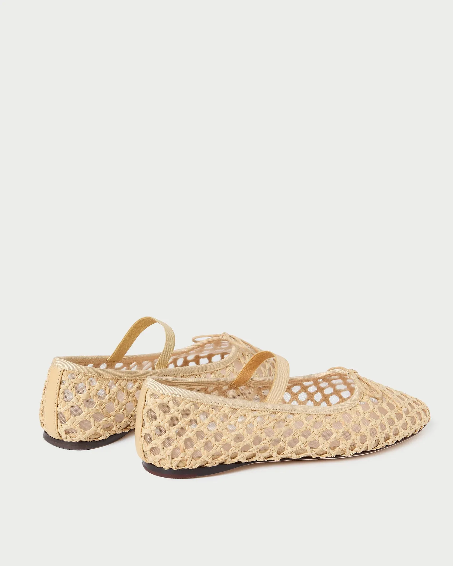 Leonie Natural Crochet Ballet Flat sold by Loeffler Randall product image thumbnail 5