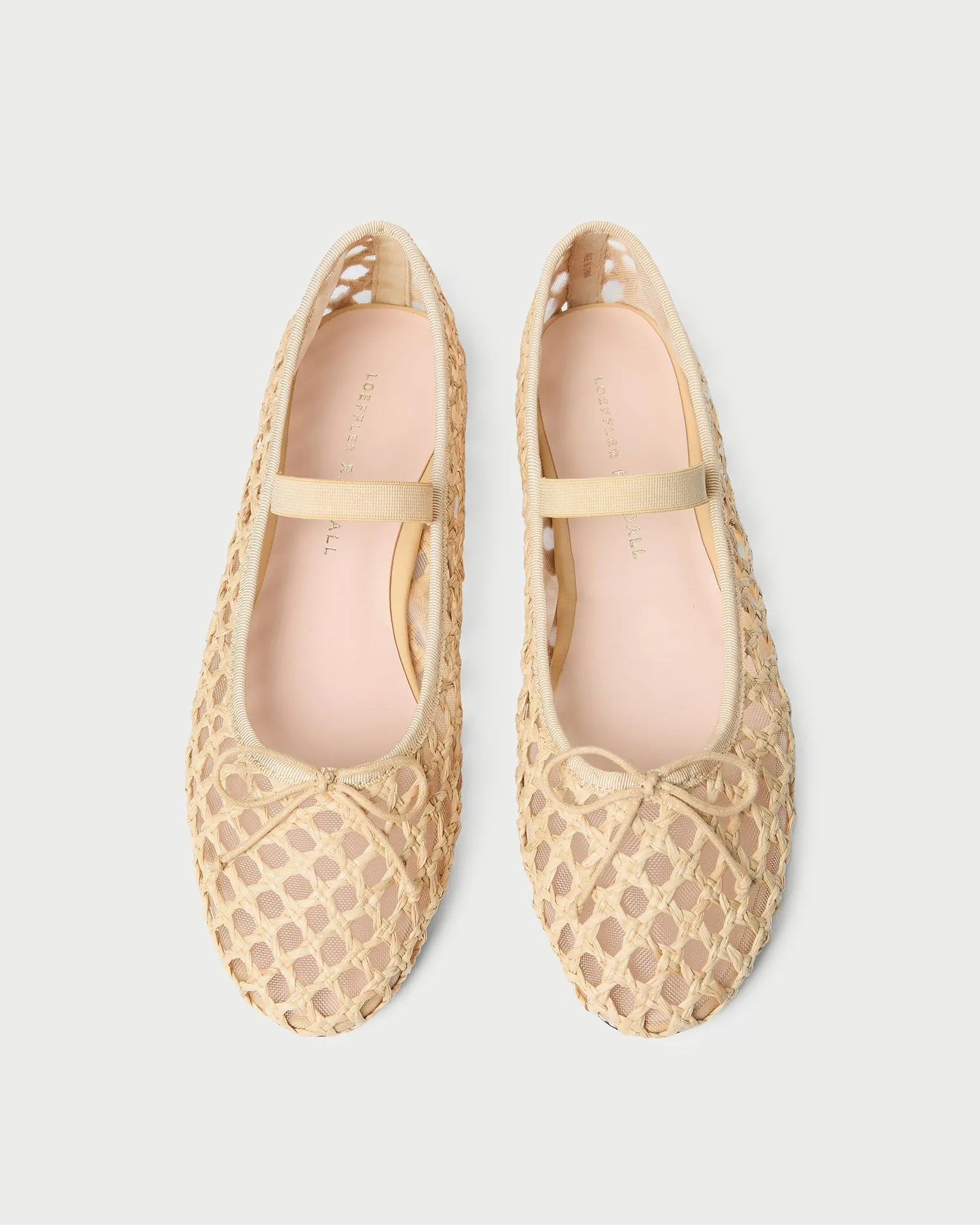 Leonie Natural Crochet Ballet Flat sold by Loeffler Randall