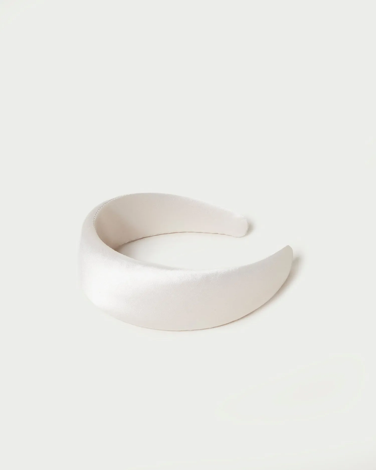 Bellamy Cream Satin Headband sold by Loeffler Randall product image thumbnail 2