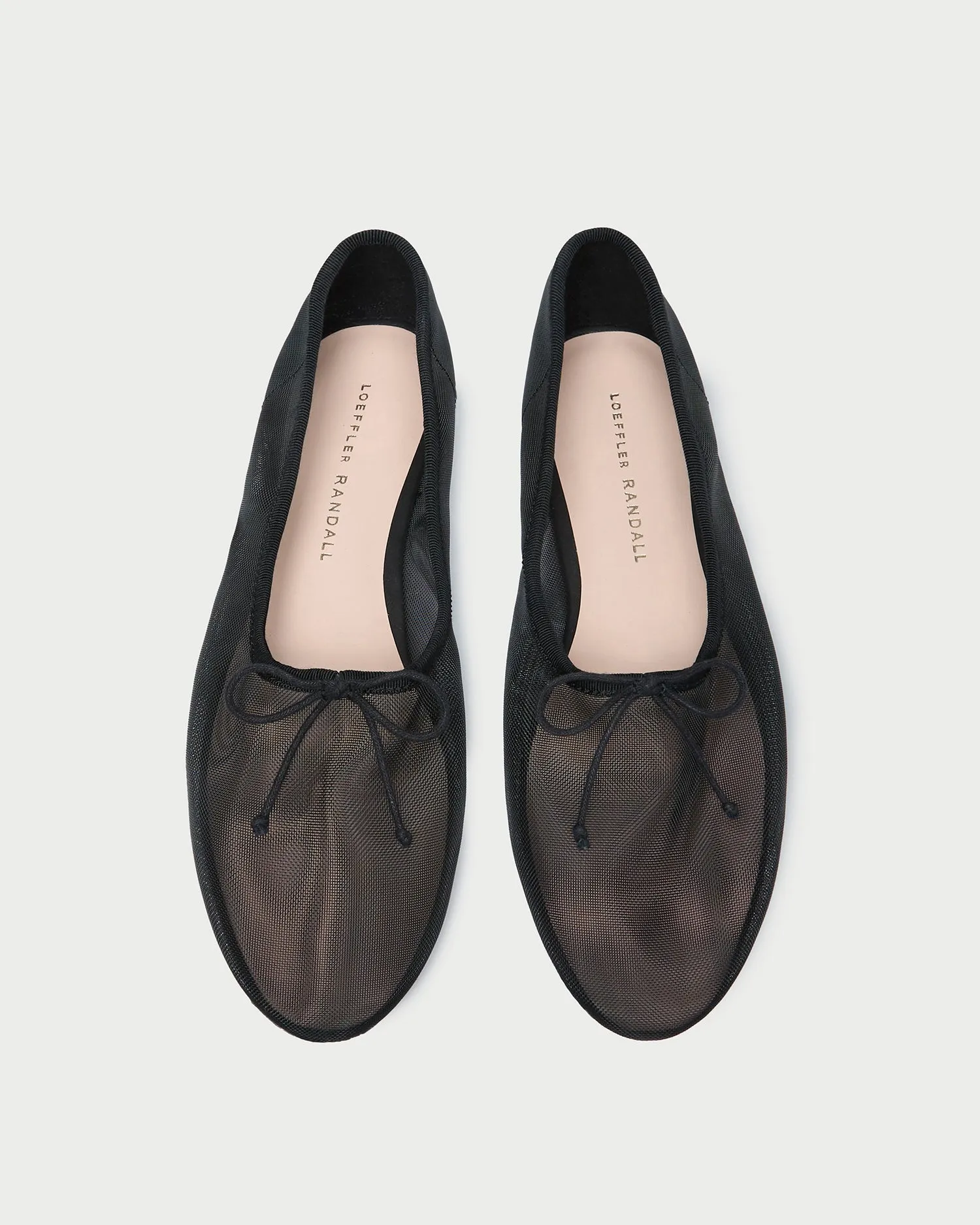 Landon Black Mesh Ballet Flat sold by Loeffler Randall
