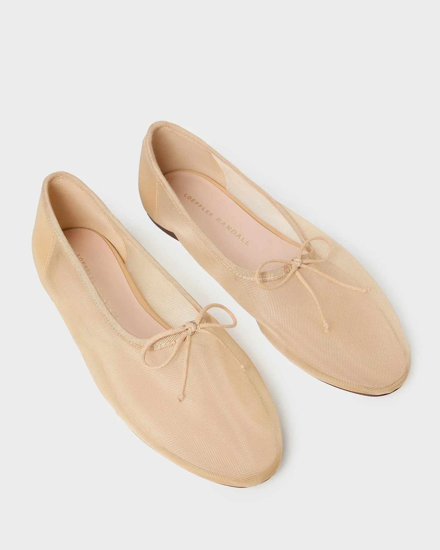 Landon Caramel Mesh Ballet Flat sold by Loeffler Randall product image thumbnail 4