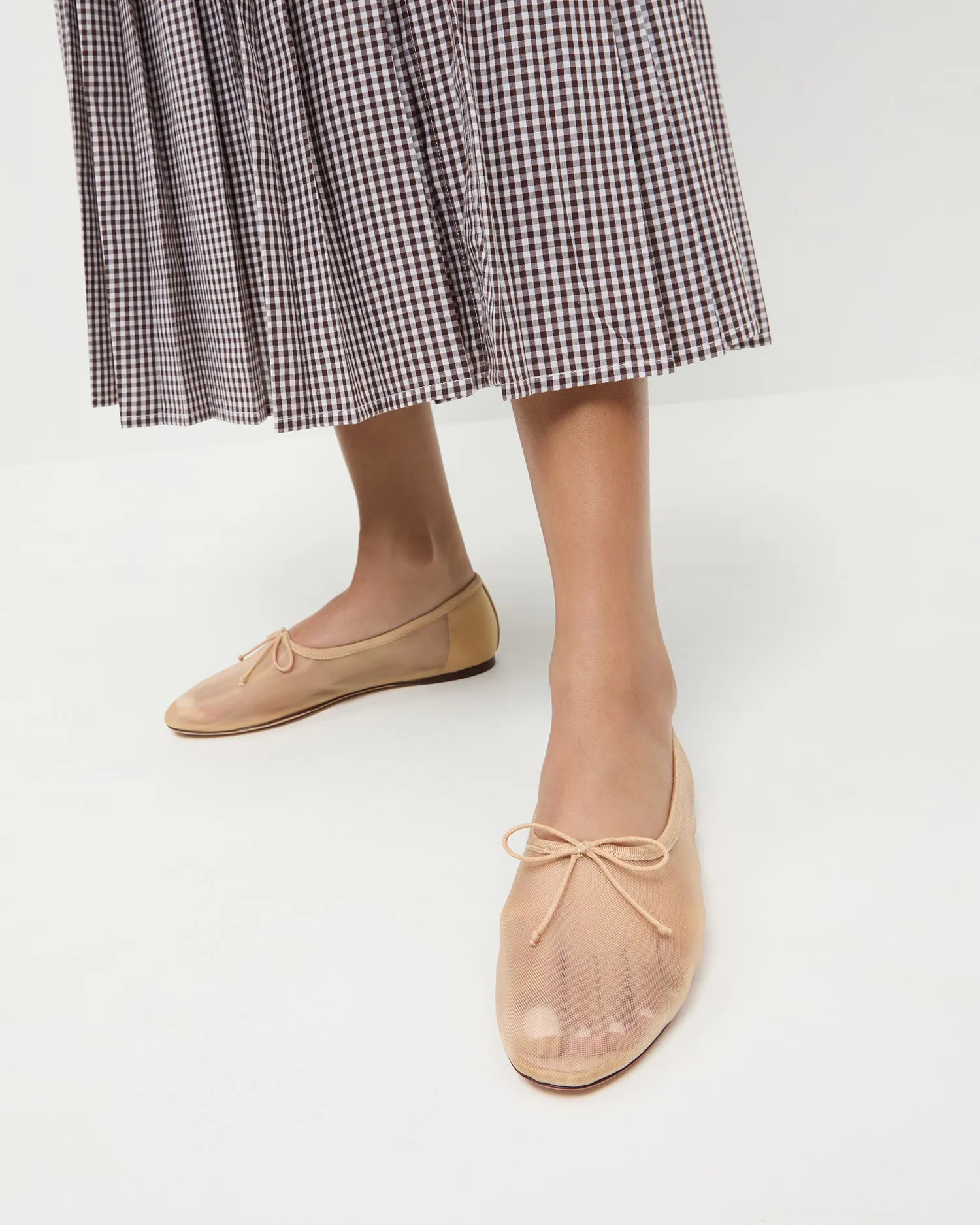 Landon Caramel Mesh Ballet Flat sold by Loeffler Randall product image thumbnail 2