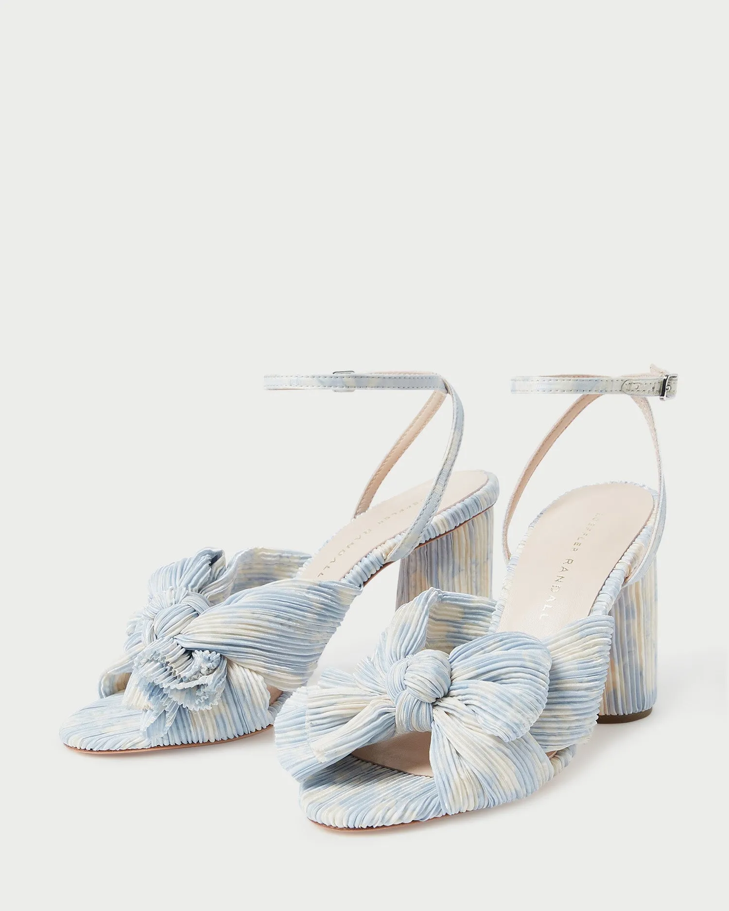 Camellia Blue Floral Bow Heel sold by Loeffler Randall product image thumbnail 4