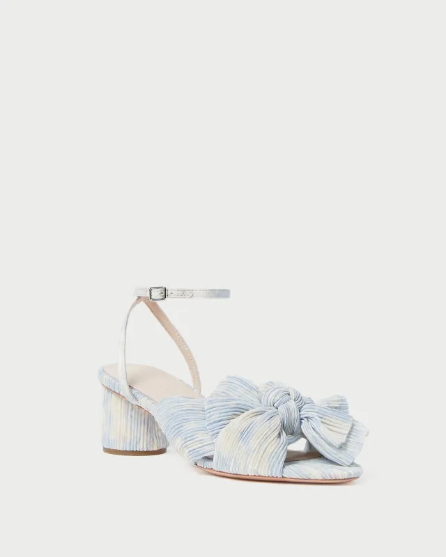 Dahlia Blue Floral Bow Heel sold by Loeffler Randall