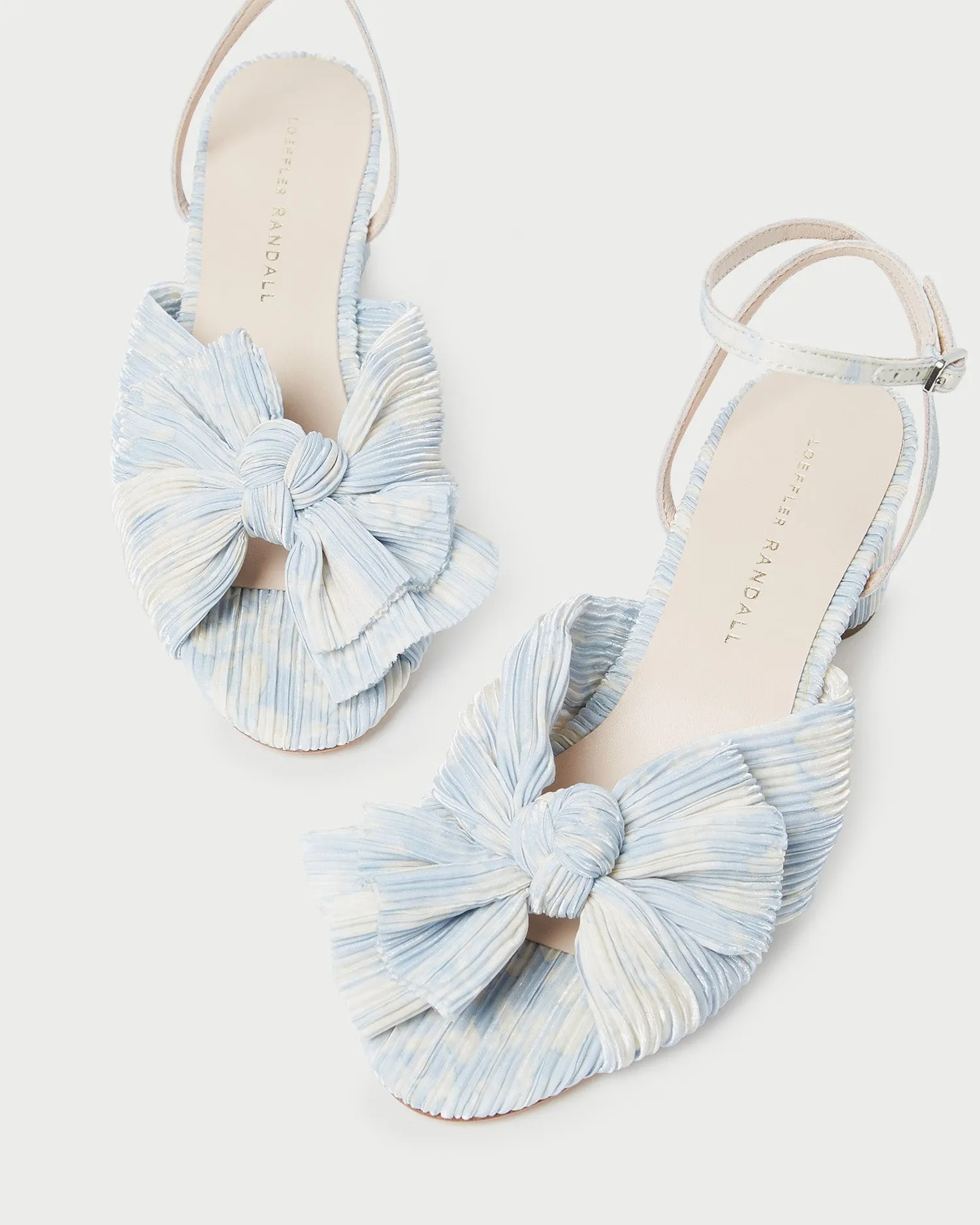 Dahlia Blue Floral Bow Heel sold by Loeffler Randall product image thumbnail 5