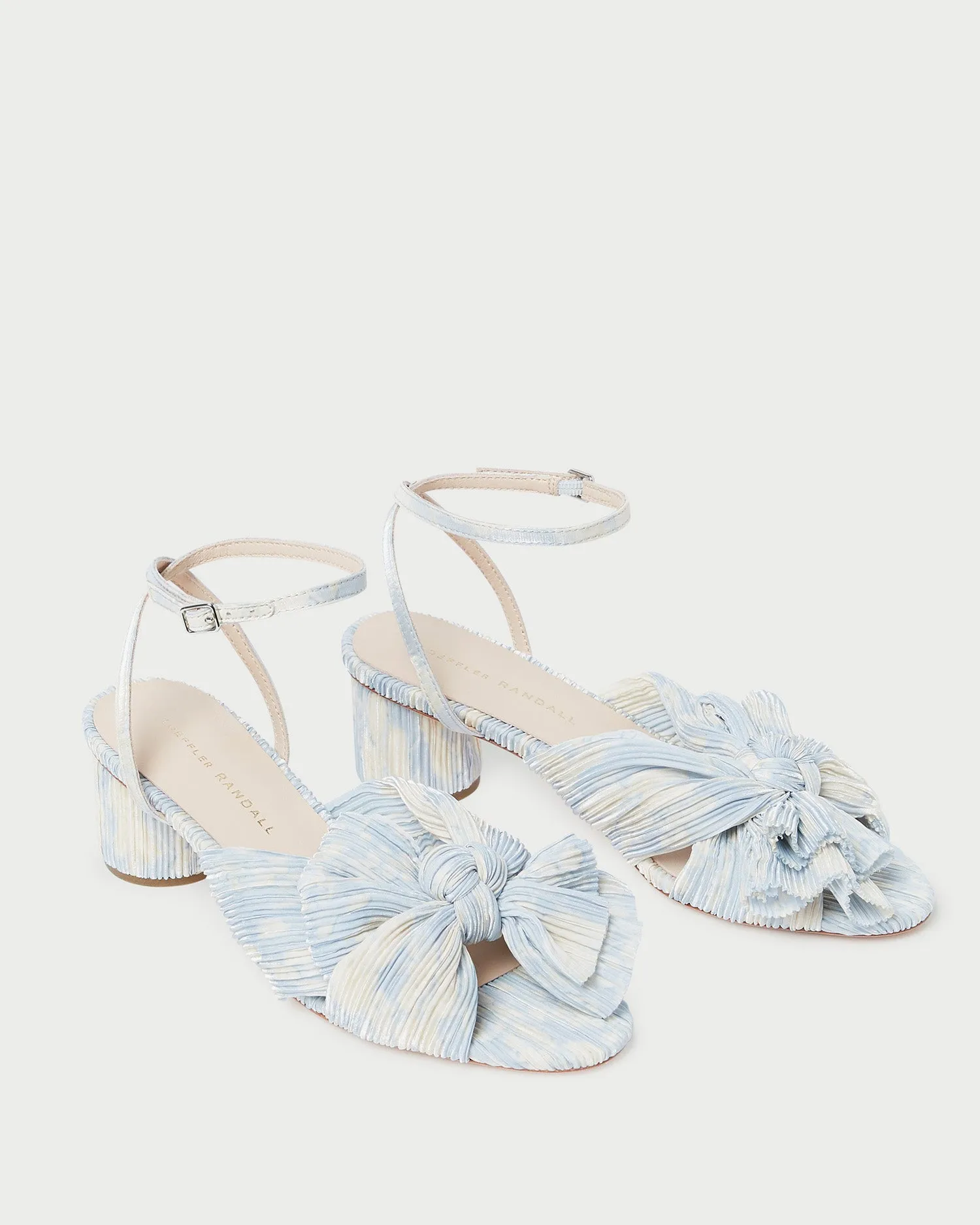 Dahlia Blue Floral Bow Heel sold by Loeffler Randall product image thumbnail 4