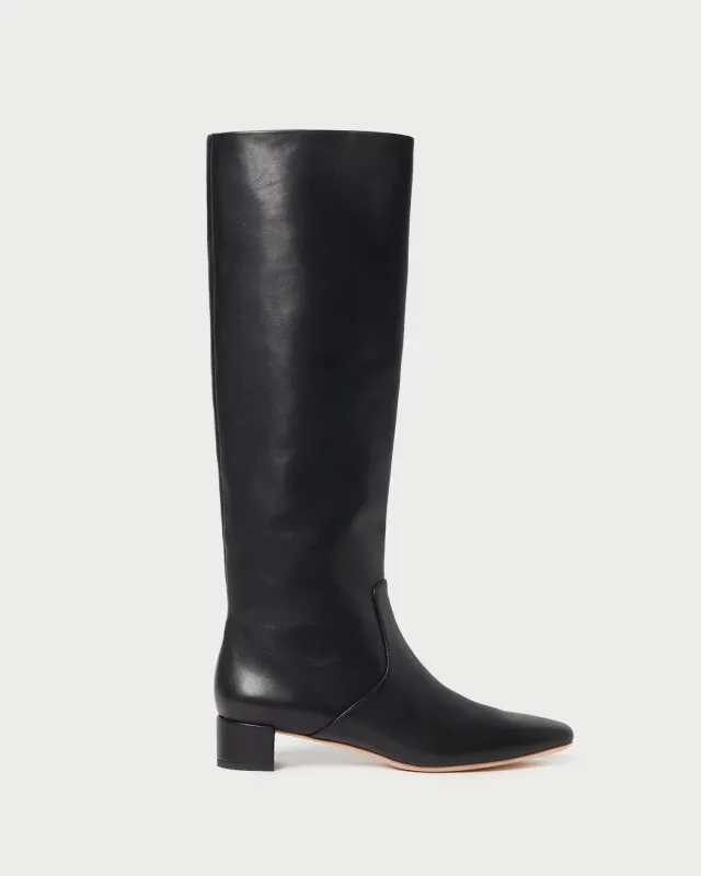 Indy Black Leather Tall Boot sold by Loeffler Randall