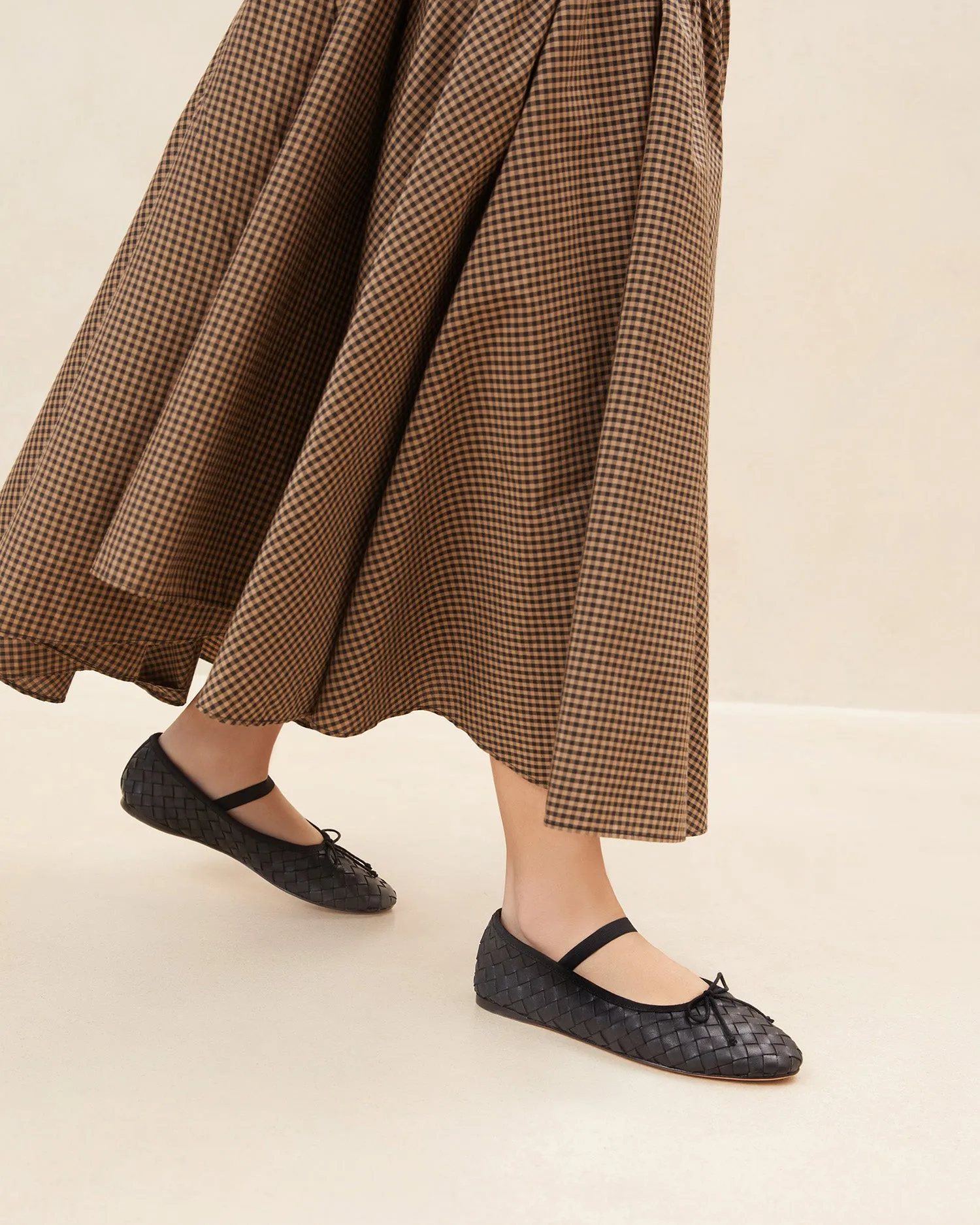 Leonie Black Woven Ballet Flat sold by Loeffler Randall product image thumbnail 2