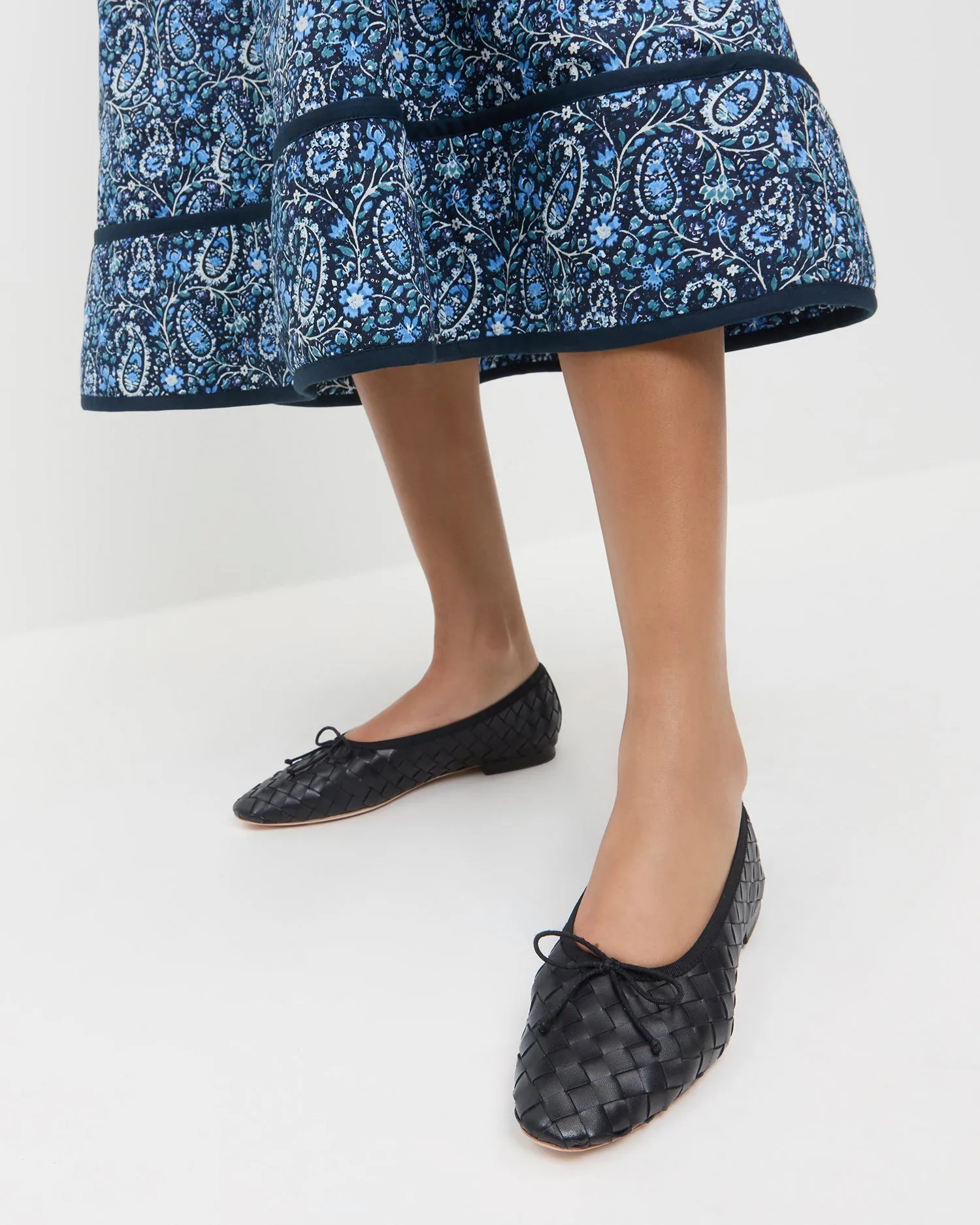 Landry Black Woven Ballet Flat sold by Loeffler Randall product image thumbnail 2