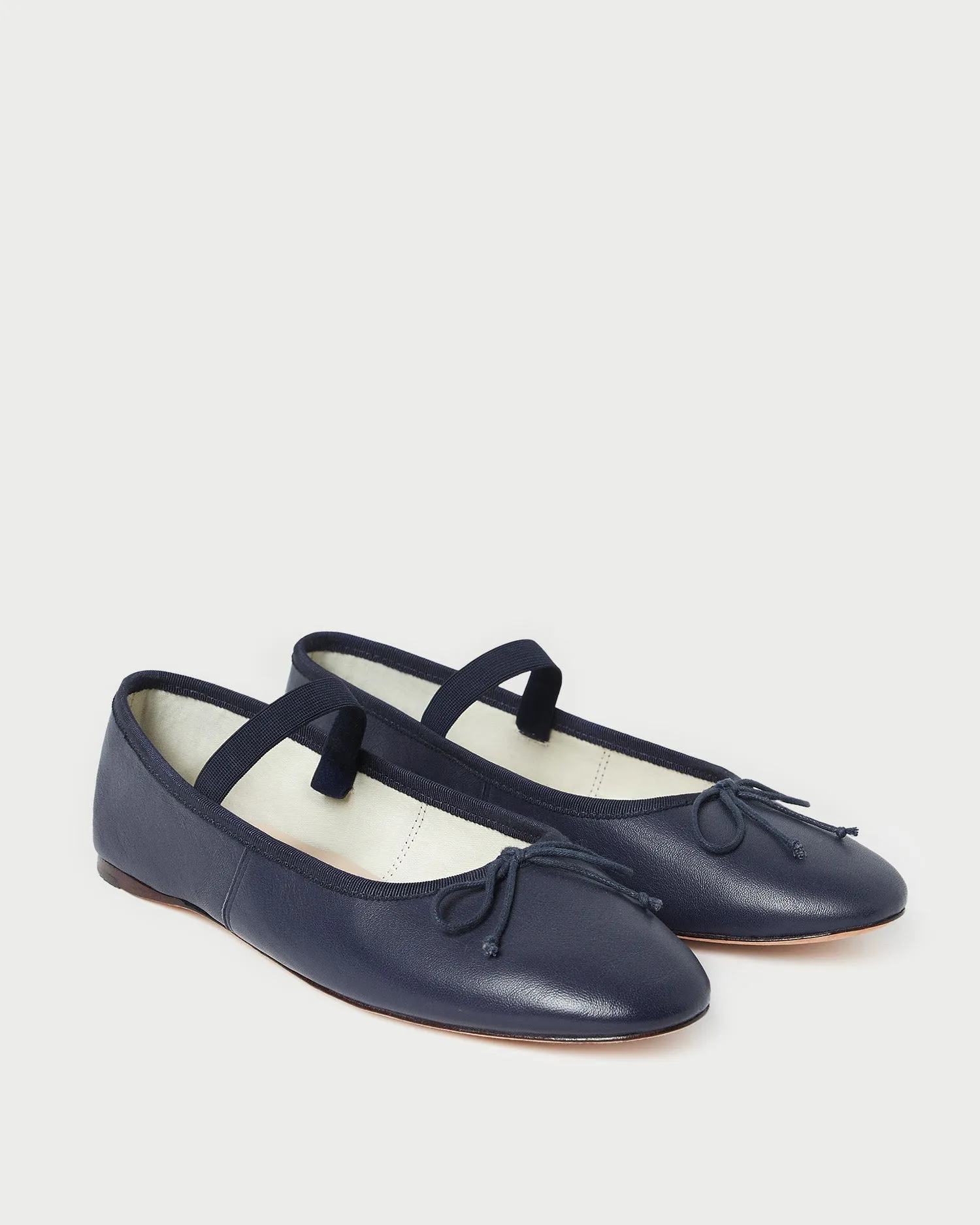 Leonie Navy Leather Ballet Flat sold by Loeffler Randall product image thumbnail 5
