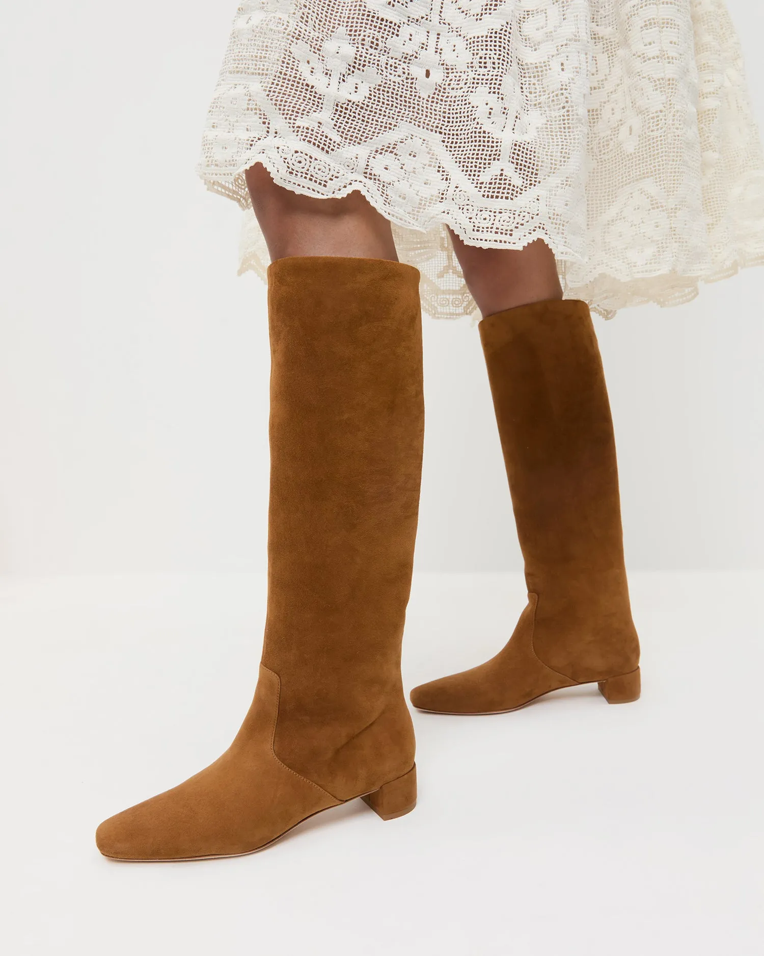 Indy Cacao Suede Tall Boot sold by Loeffler Randall product image thumbnail 2