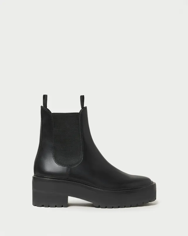Reggie Black Leather Chelsea Boot sold by Loeffler Randall