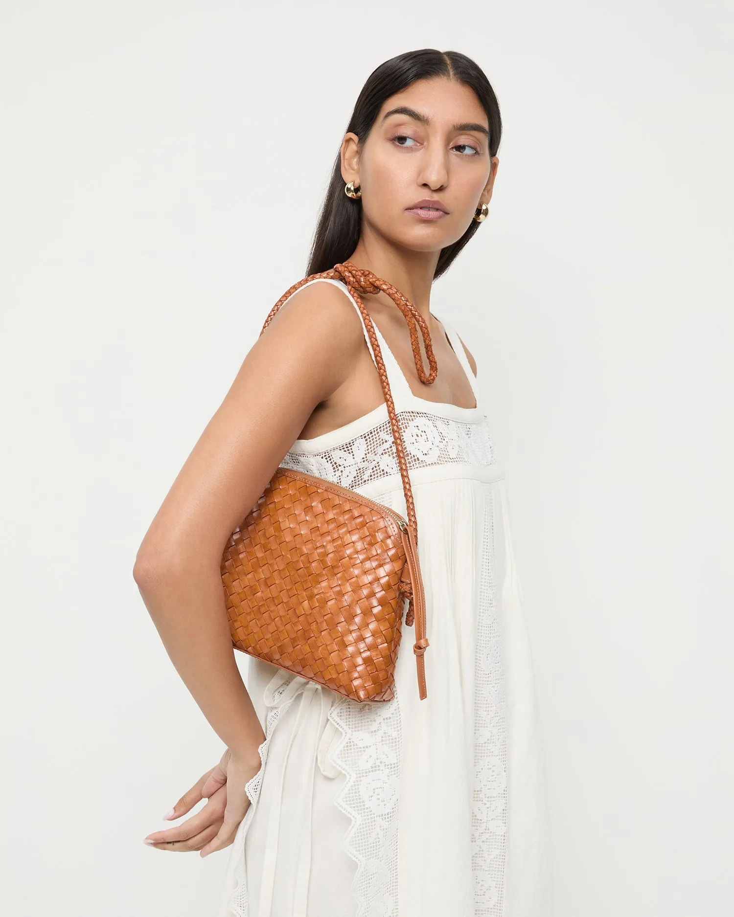 Mallory Timber Woven Leather Crossbody sold by Loeffler Randall product image thumbnail 5