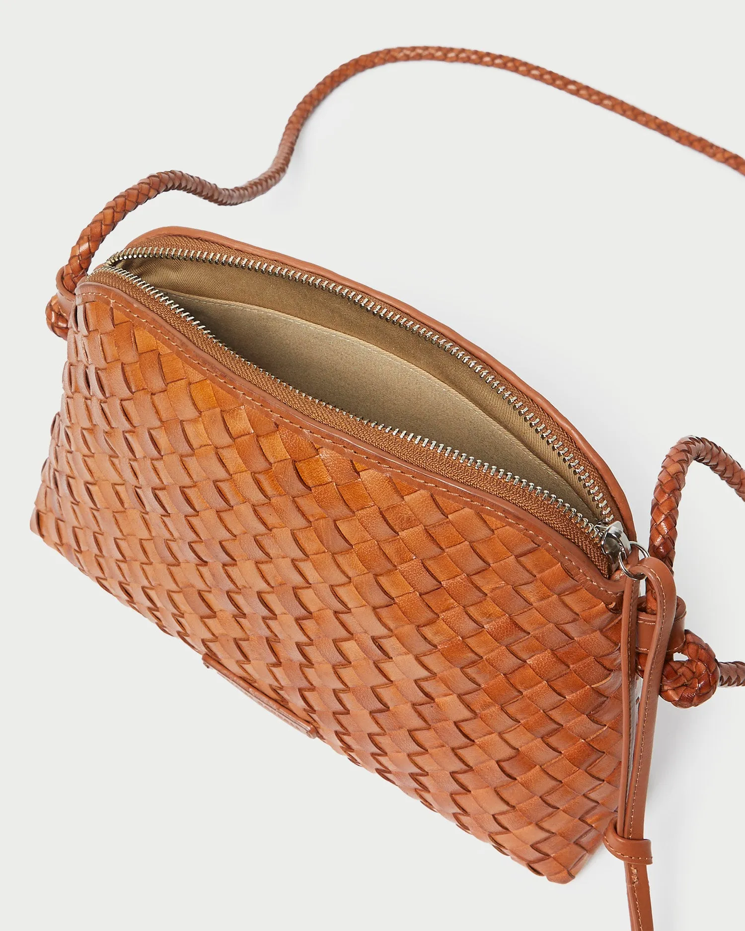Mallory Timber Woven Leather Crossbody sold by Loeffler Randall product image thumbnail 4
