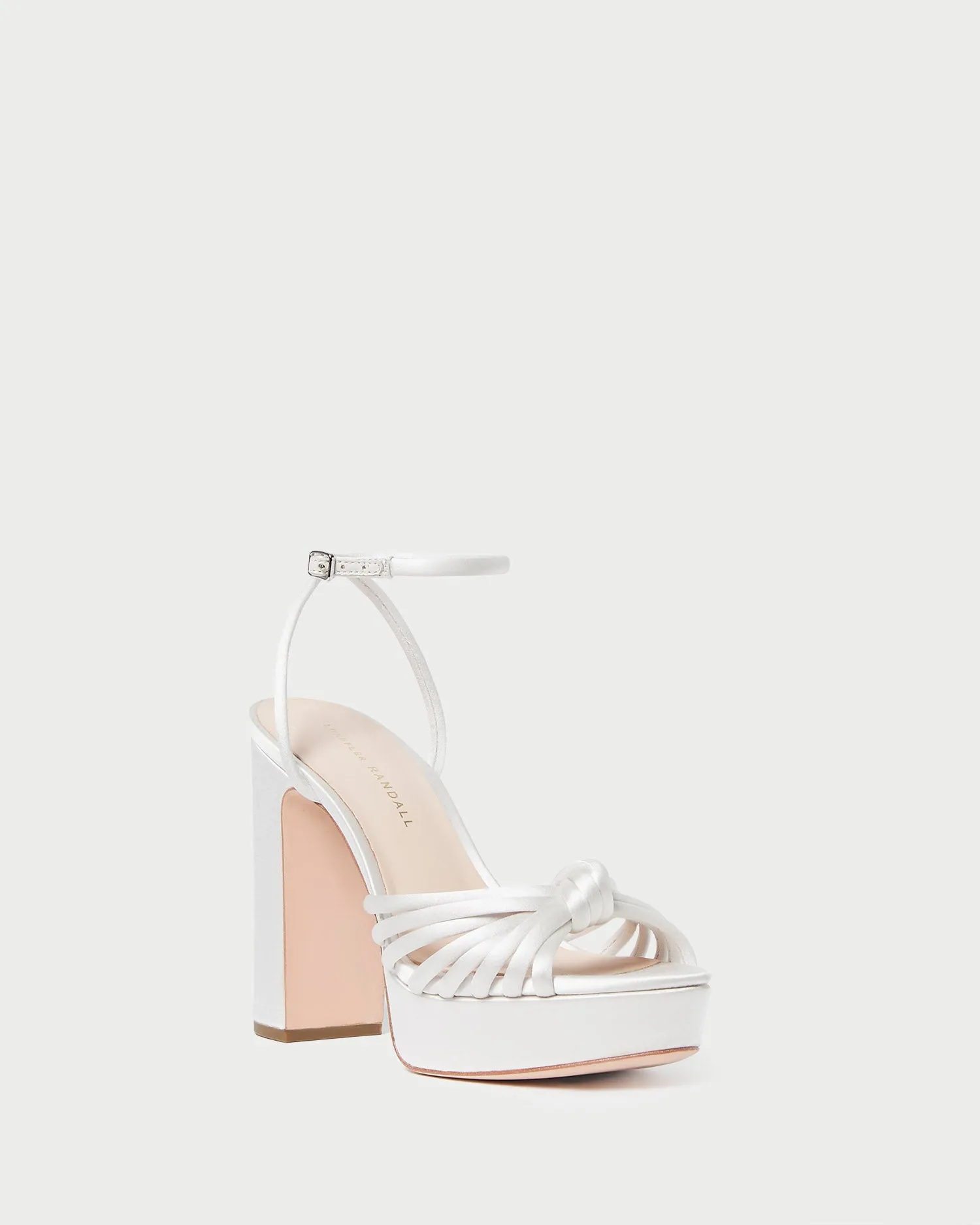 Rivka Cream Knot Platform Sandal sold by Loeffler Randall product image thumbnail 3