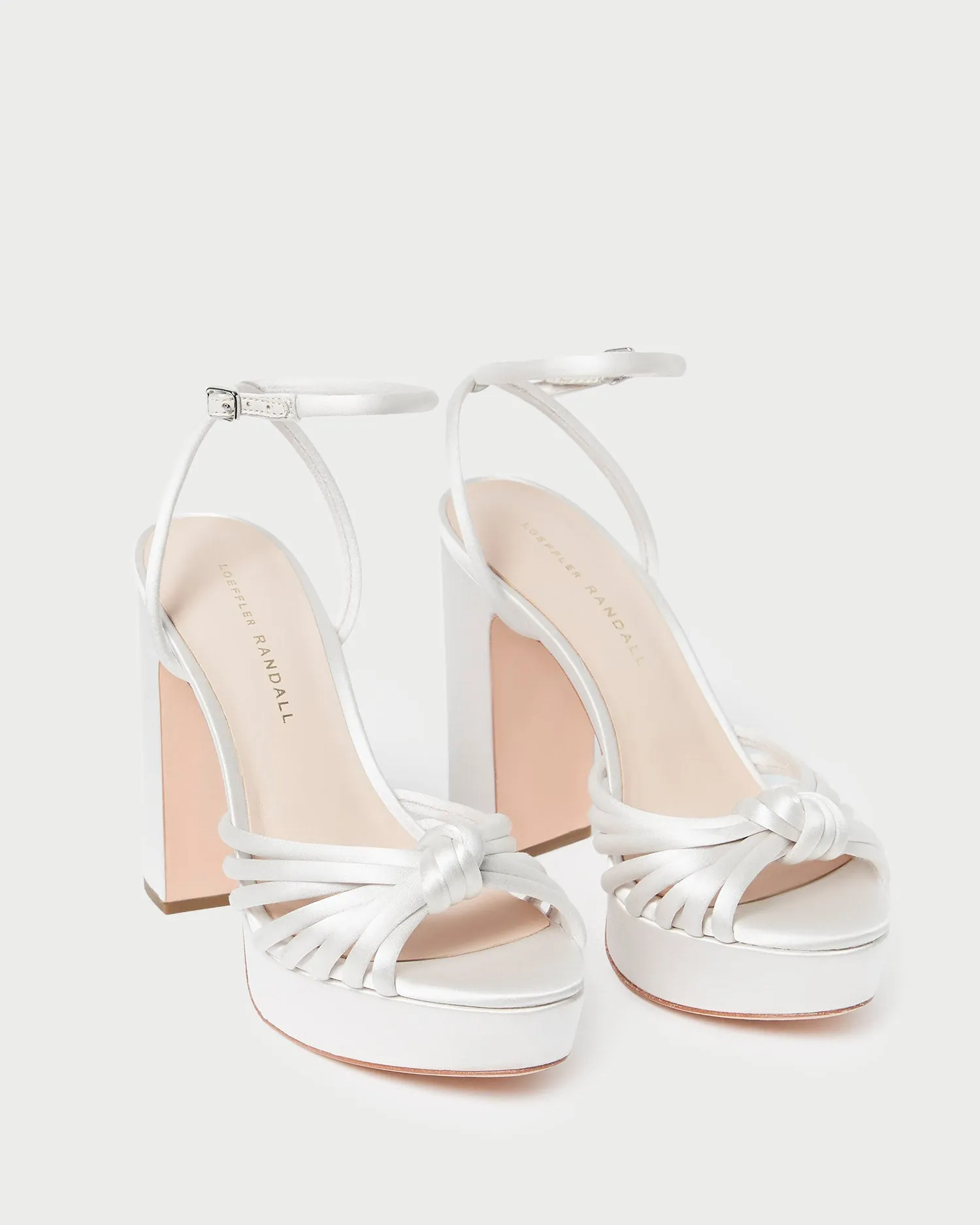 Rivka Cream Knot Platform Sandal sold by Loeffler Randall product image thumbnail 4