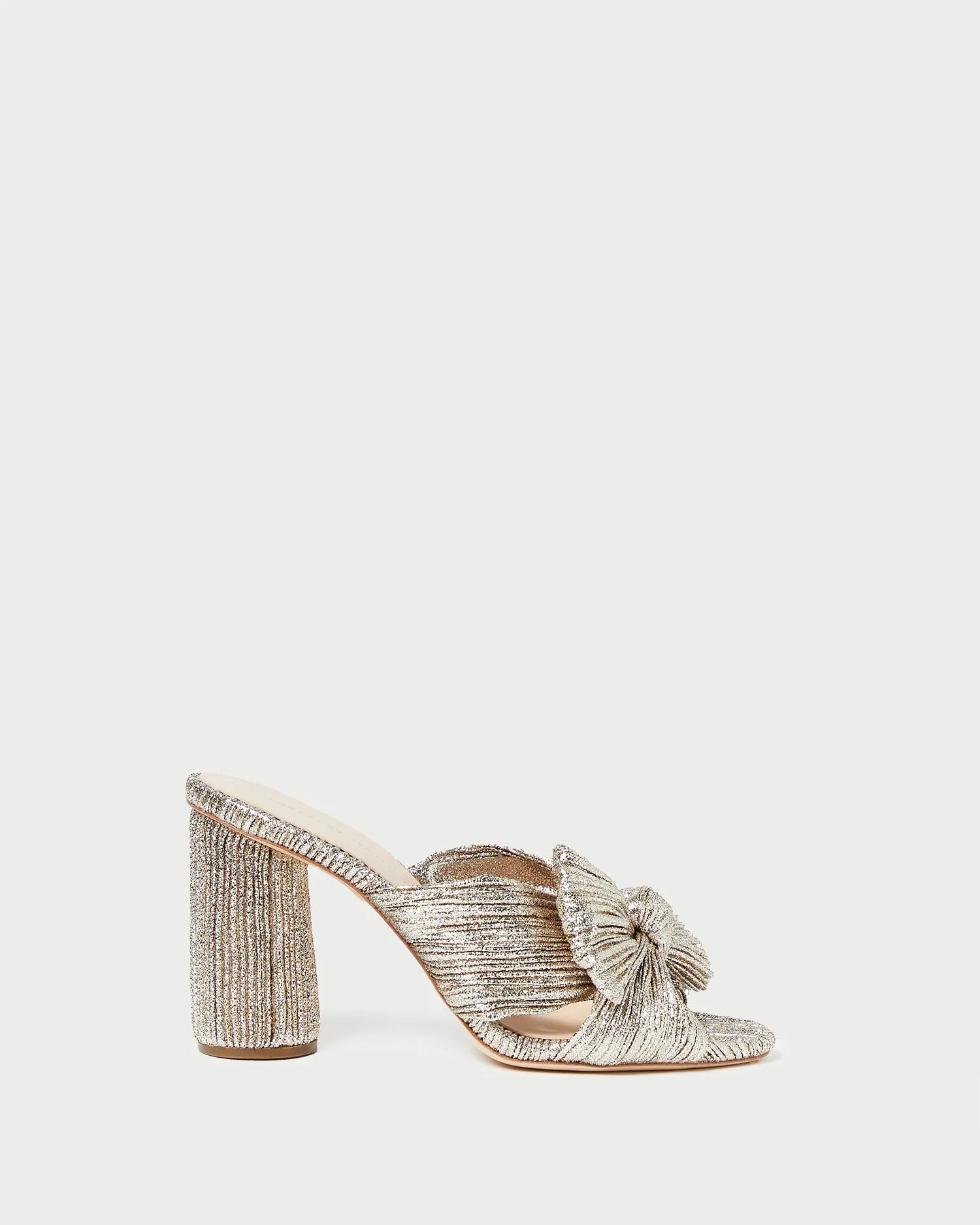 Penny Champagne Pleated Bow Heel sold by Loeffler Randall product image thumbnail 4