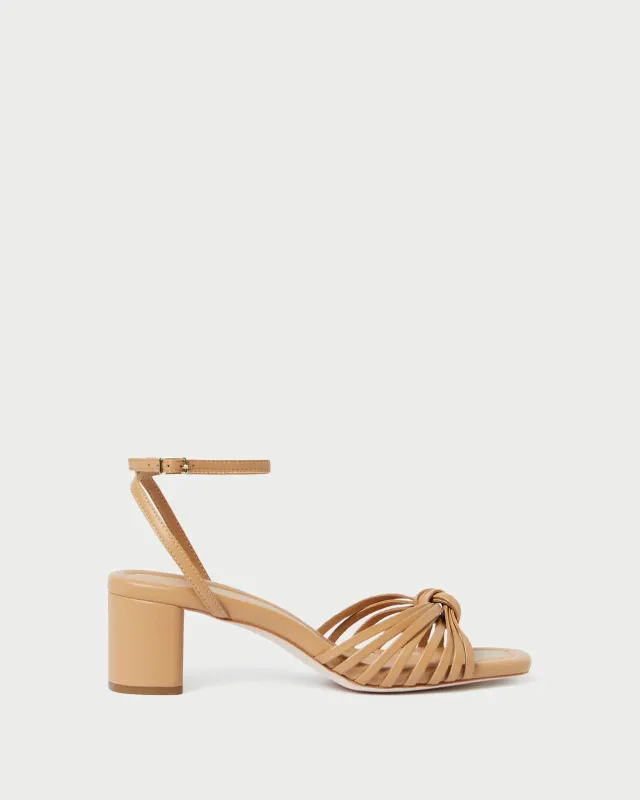 Olivia Dune Knot Mid-Heel Sandal sold by Loeffler Randall