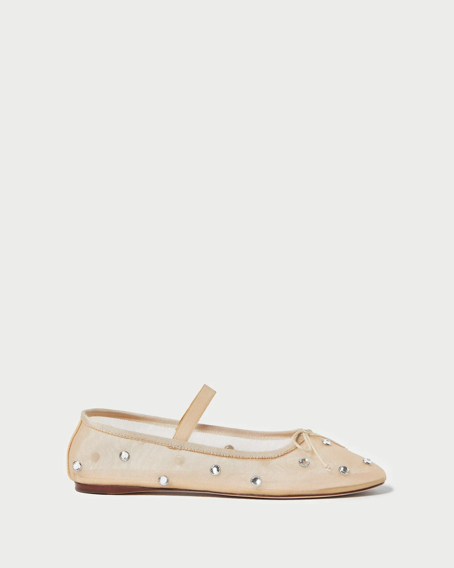 Leonie Caramel/Crystal Ballet Flat sold by Loeffler Randall product image thumbnail 3