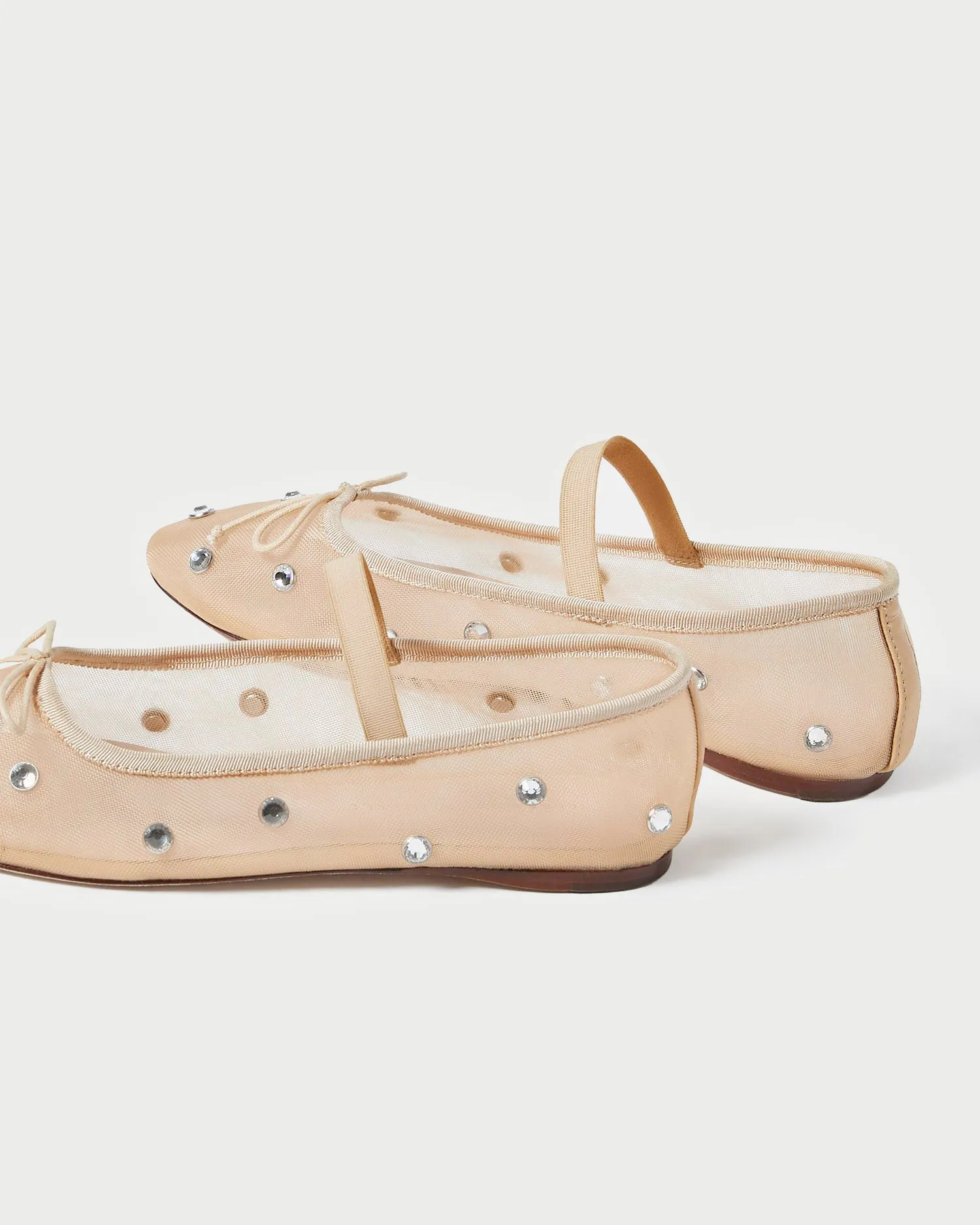 Leonie Caramel/Crystal Ballet Flat sold by Loeffler Randall product image thumbnail 5