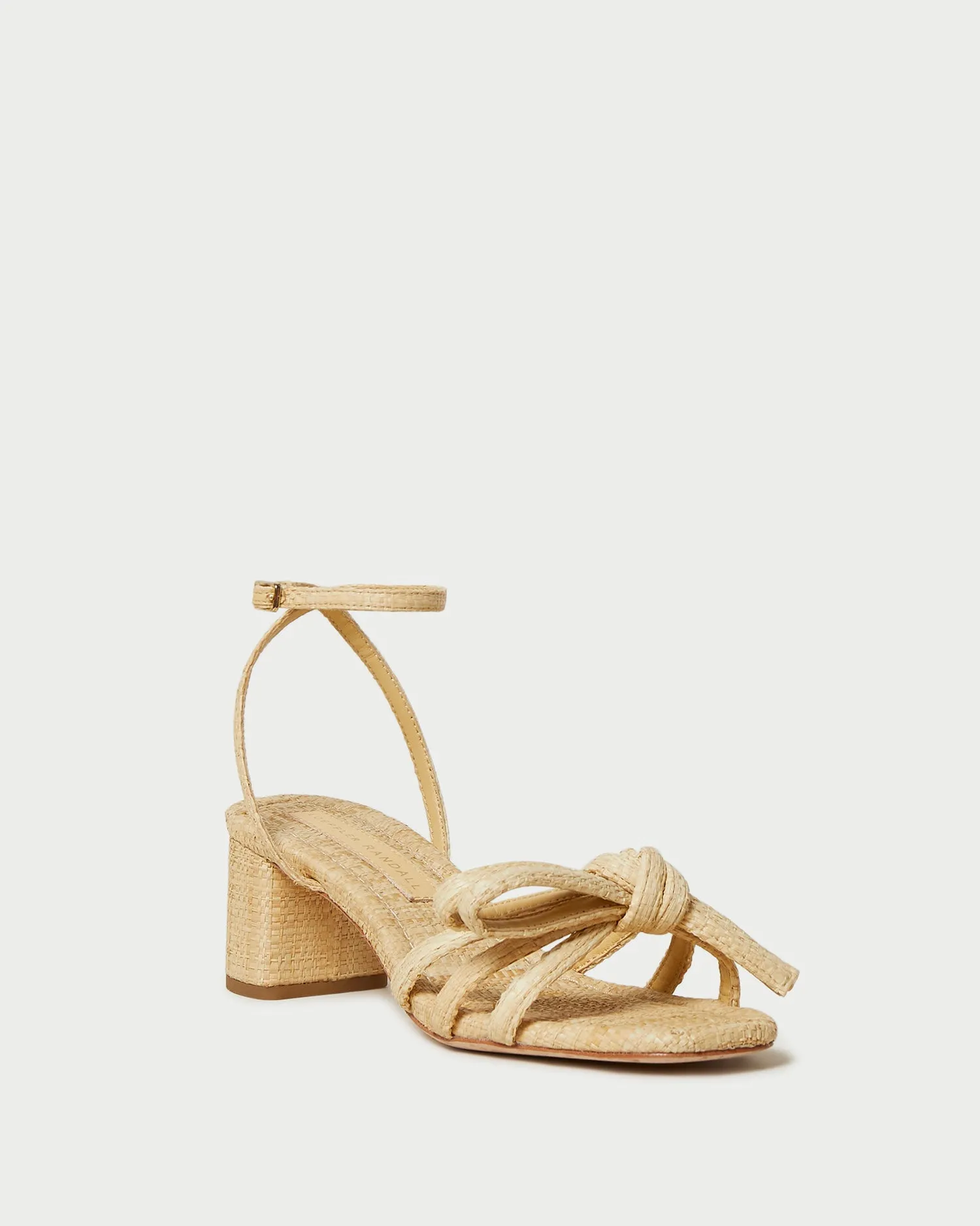 Mikel Natural Bow Mid-Heel Sandal sold by Loeffler Randall product image thumbnail 4