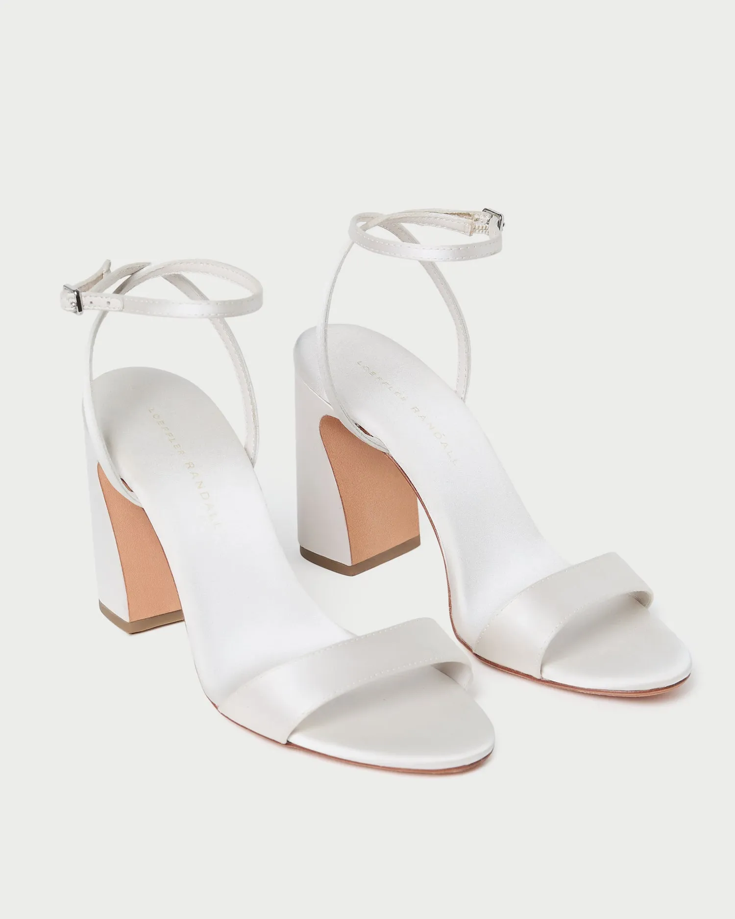 Malia Cream Curved-Heel Sandal sold by Loeffler Randall product image thumbnail 3