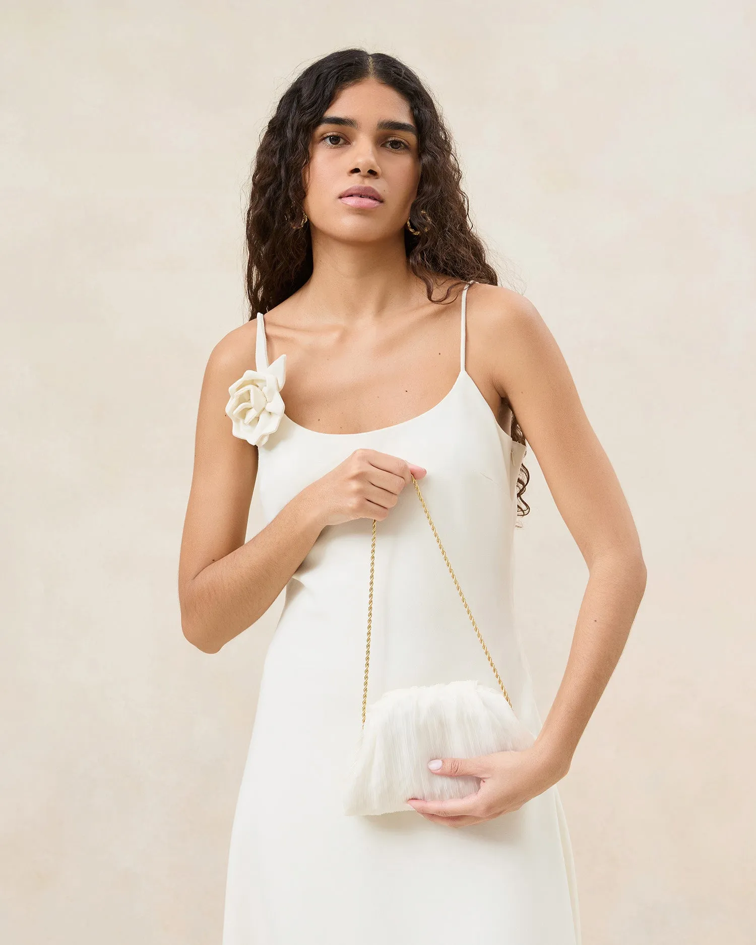 Bailey Pearl Pleated Dome Clutch sold by Loeffler Randall product image thumbnail 5