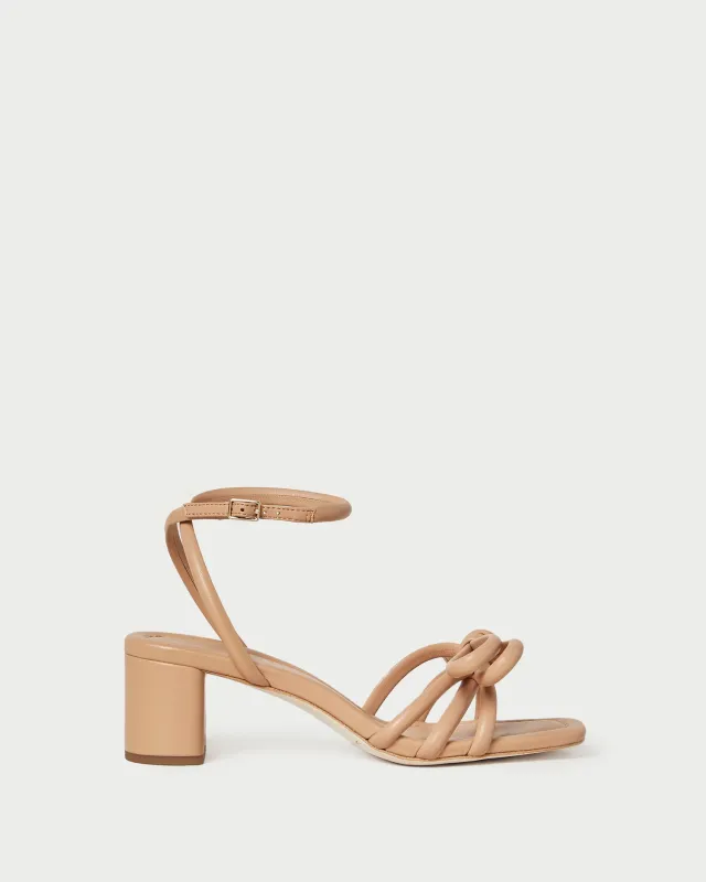 Mikel Dune Bow Mid-Heel Sandal sold by Loeffler Randall