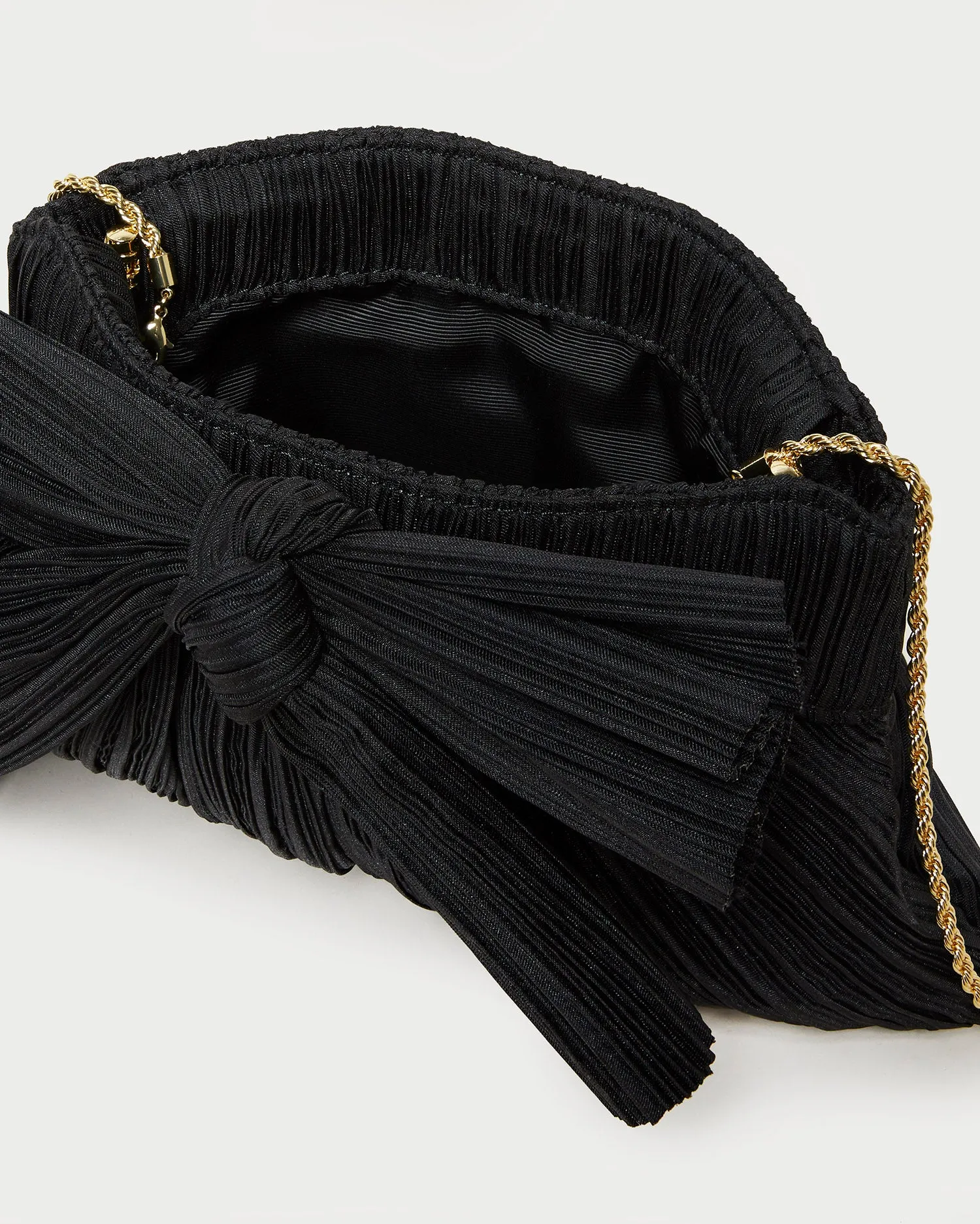 Rayne Black Bow Clutch sold by Loeffler Randall product image thumbnail 4