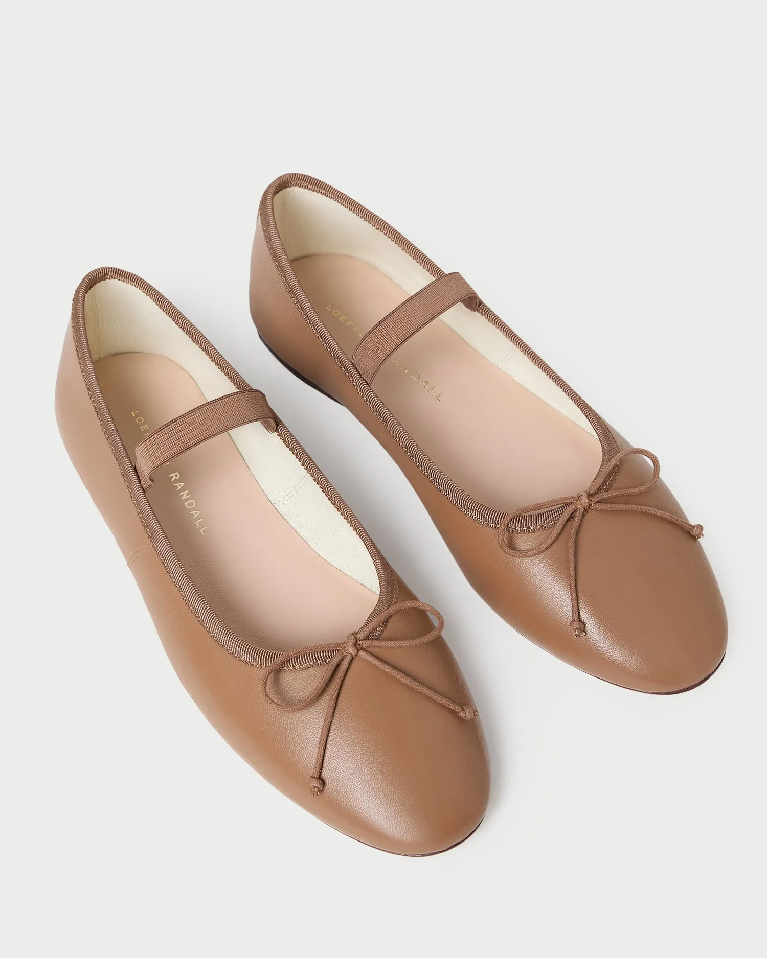 Leonie Safari Leather Ballet Flat sold by Loeffler Randall product image thumbnail 4