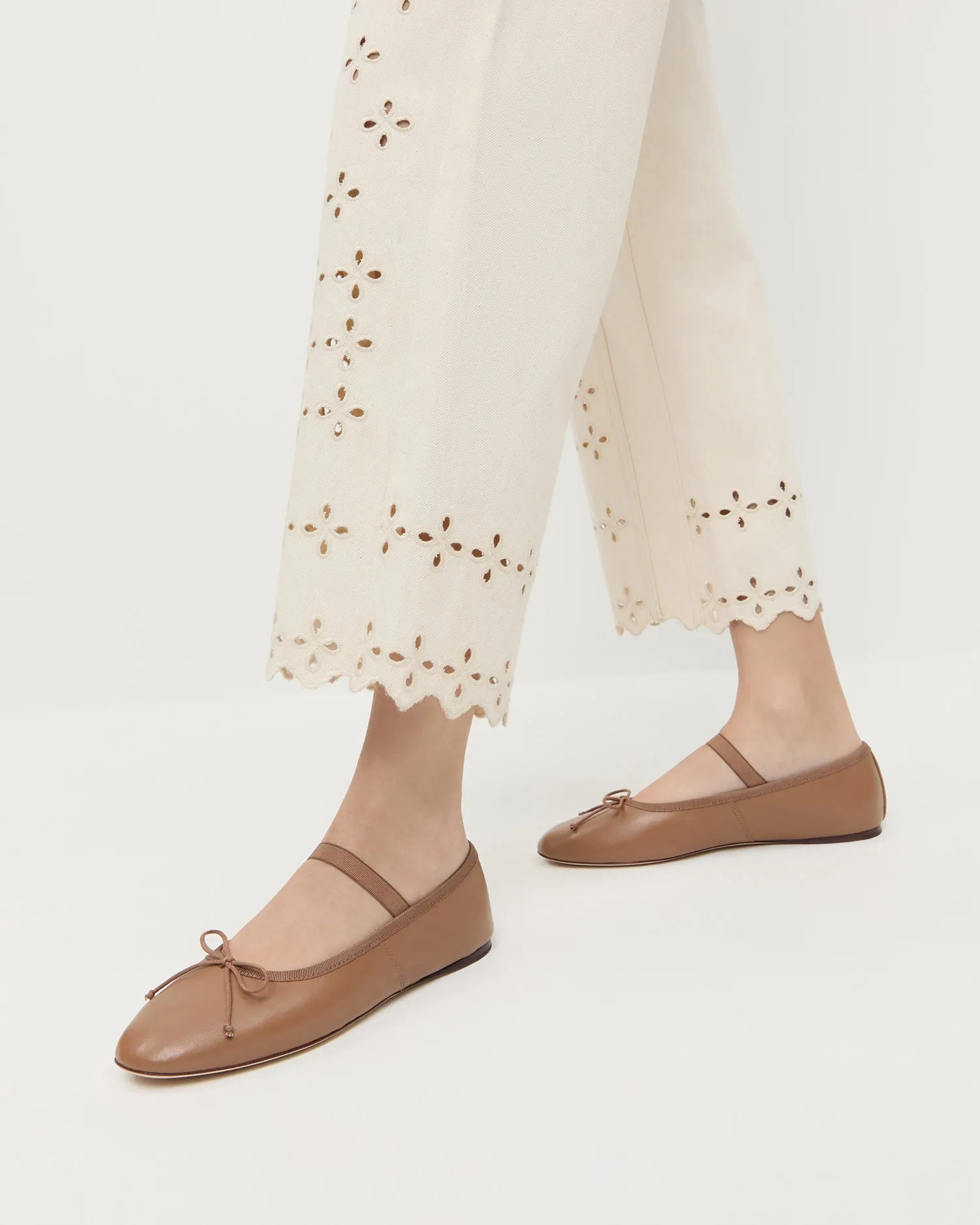 Leonie Safari Leather Ballet Flat sold by Loeffler Randall product image thumbnail 2