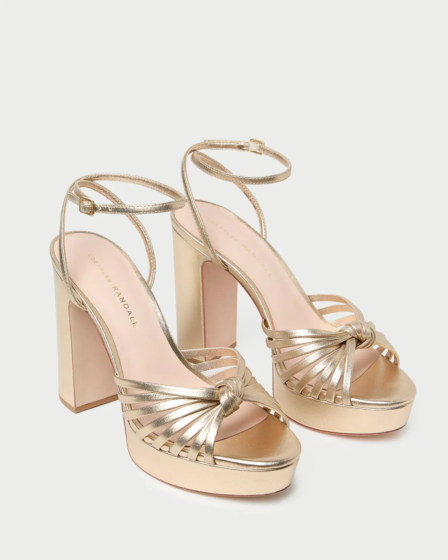 Rivka Champagne Knot Platform Sandal sold by Loeffler Randall product image thumbnail 4