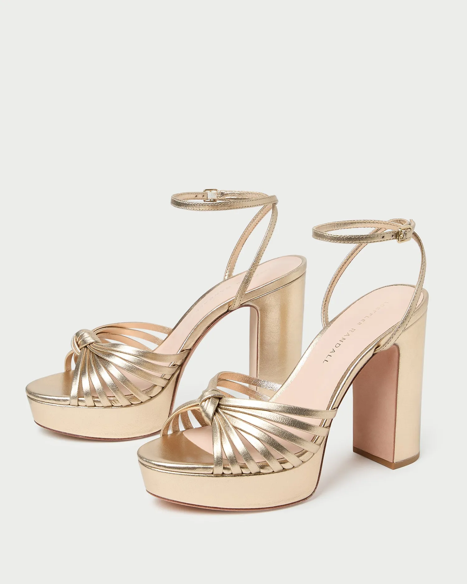 Rivka Champagne Knot Platform Sandal sold by Loeffler Randall product image thumbnail 5