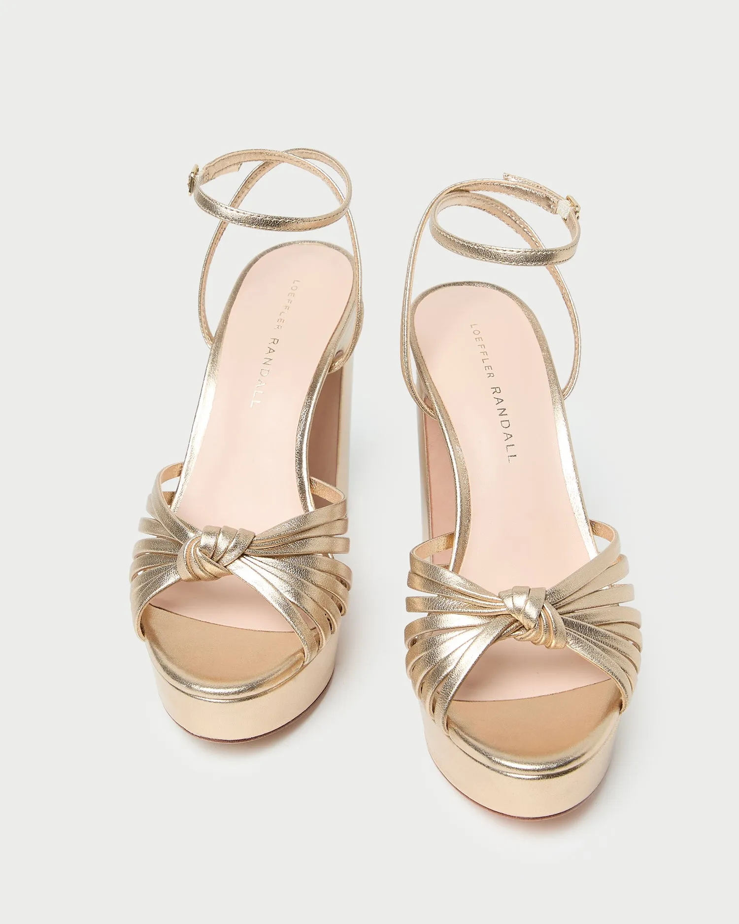 Rivka Champagne Knot Platform Sandal sold by Loeffler Randall product image thumbnail 3