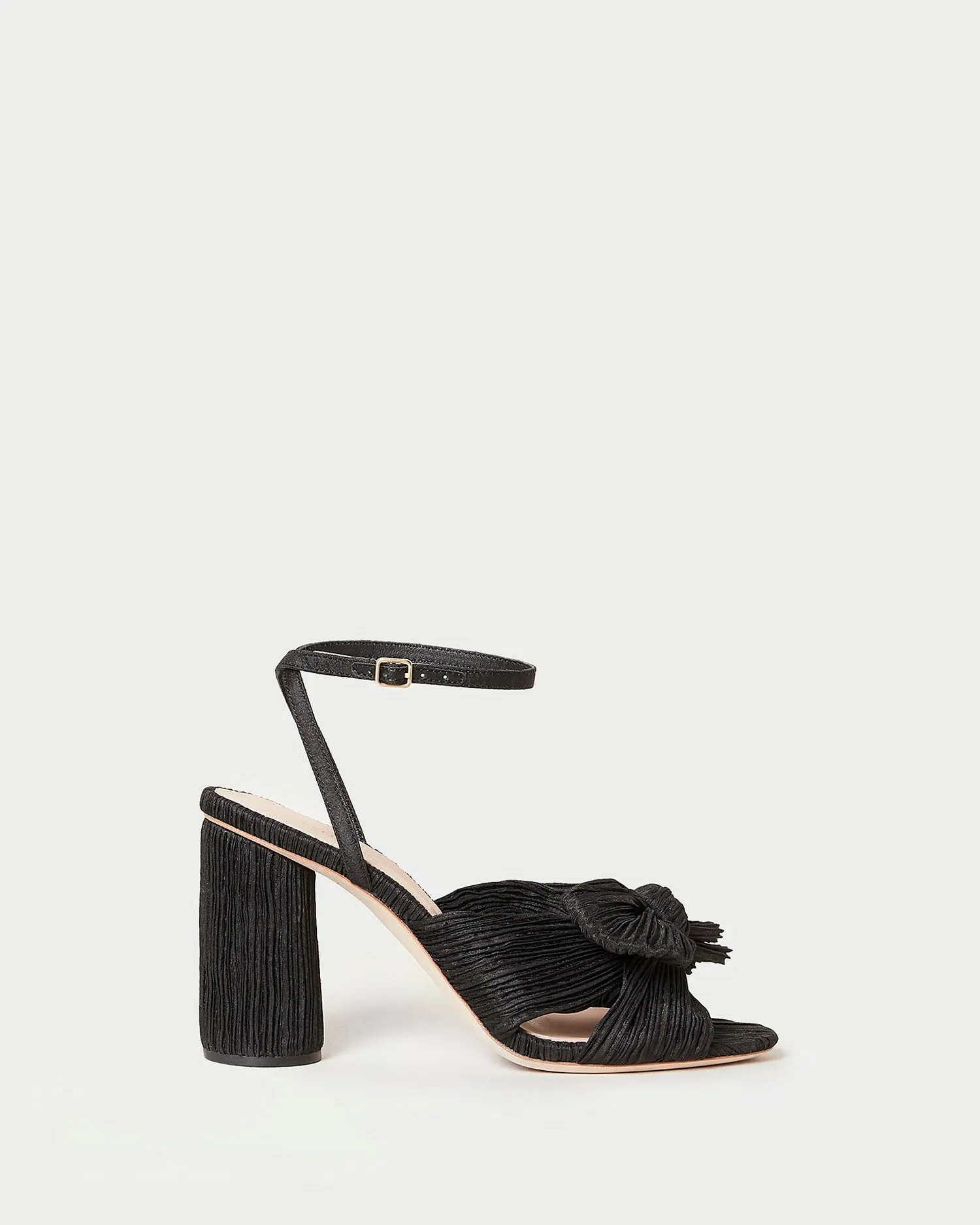 Camellia Black Pleated Bow Heel sold by Loeffler Randall product image thumbnail 3